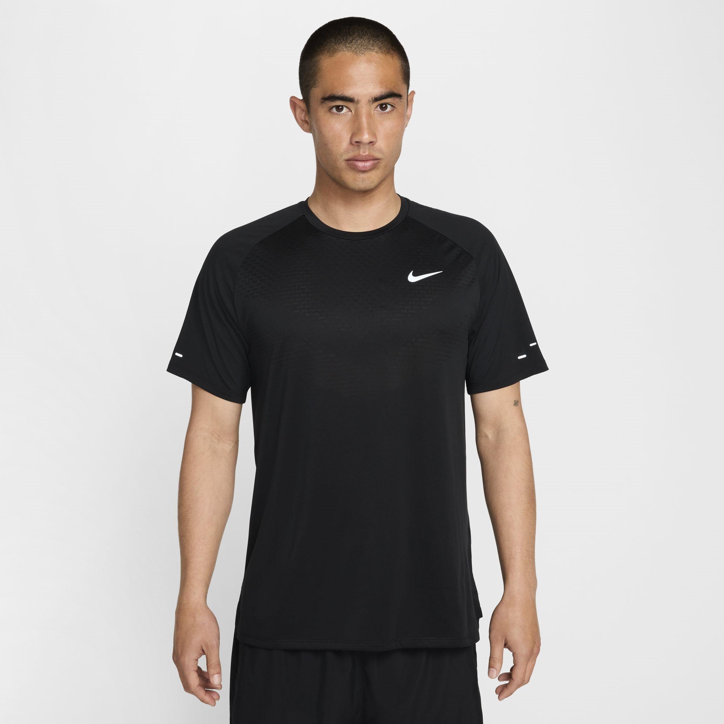 Black/R.Silver - Nike - Stride Mens Dri-FIT ADV Running T-Shirt - 1