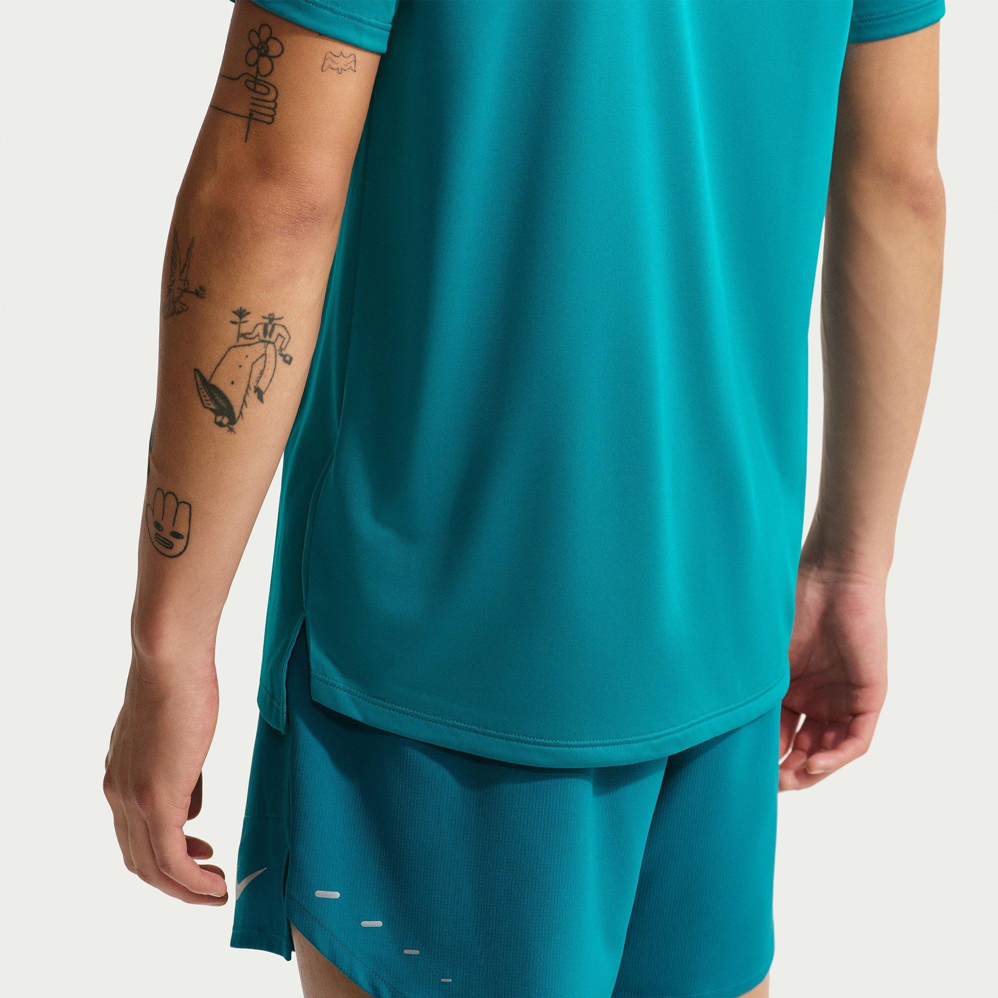 Spruce/Silver - Nike - Stride Mens Dri-FIT ADV Running T-Shirt - 3