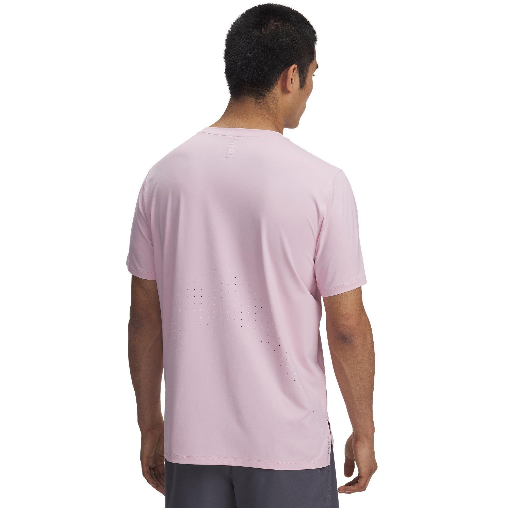 Pink - Under Armour - Launch Elite Short-Sleeve Performance Top - 2
