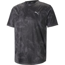 Puma Puma Run Favorite Aop Graphic Ss Tee Running Top Mens