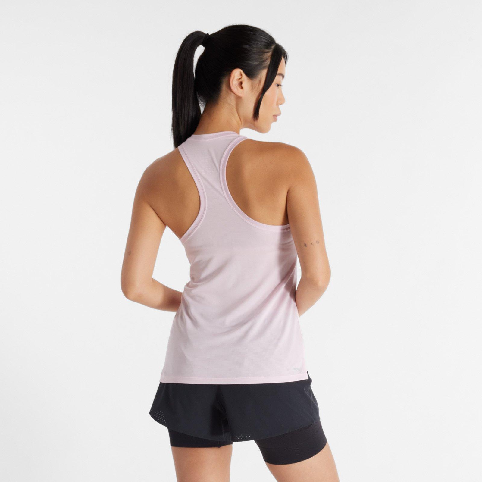 Mid Cent.Pink - New Balance - New Core Basic Womens Running Tank Top - 3