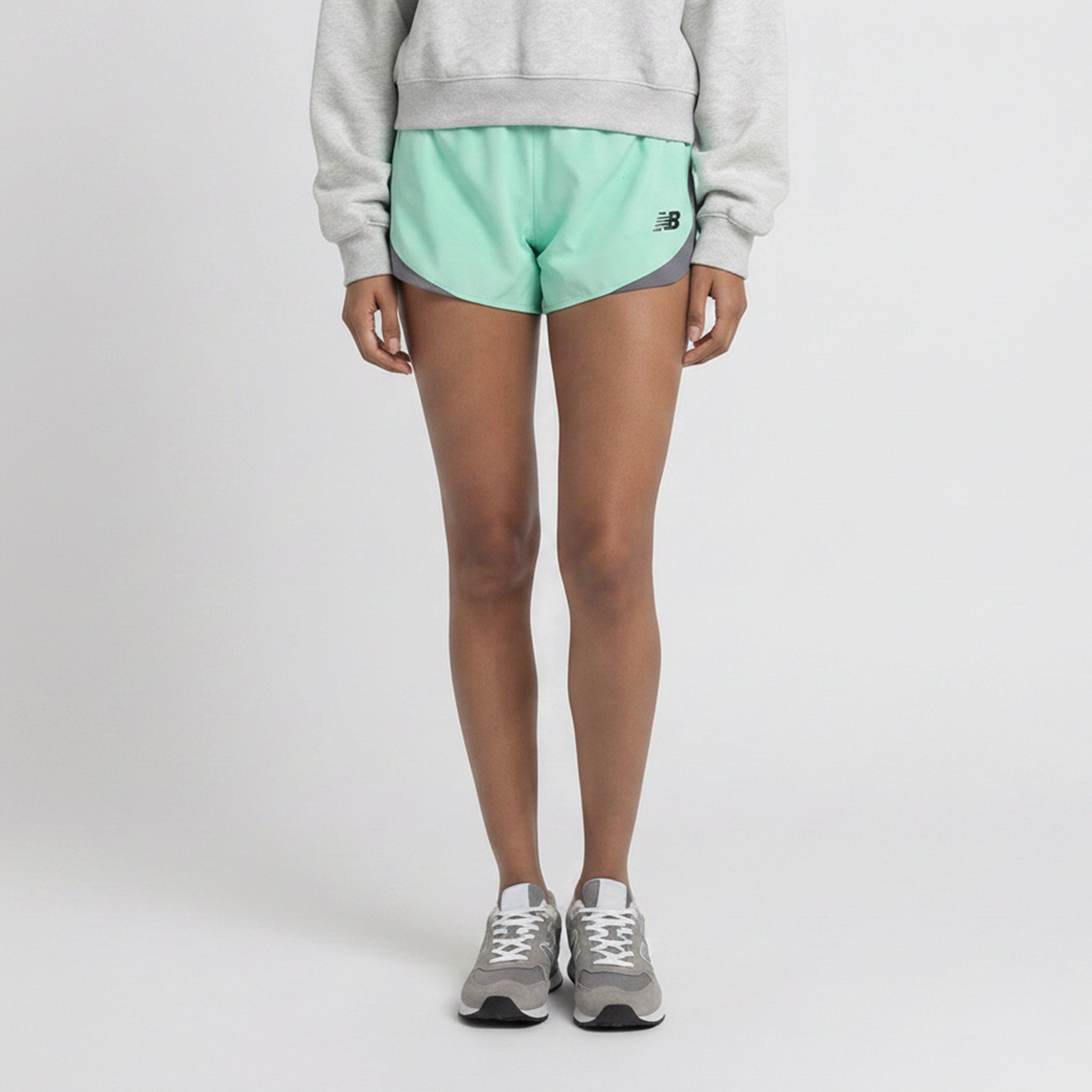 Bright Mint - New Balance - Women's Running Shorts - 3