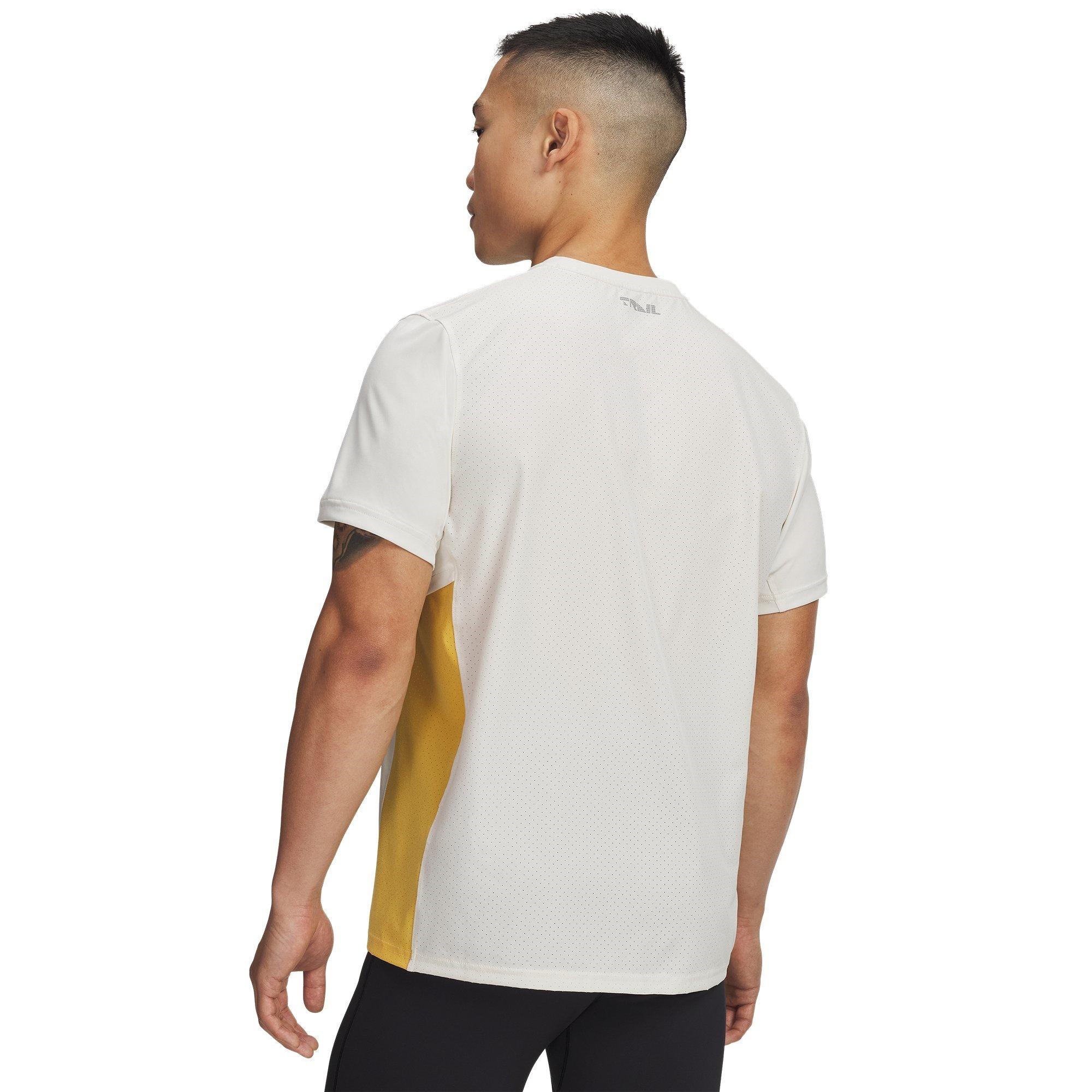 Brown - Under Armour - Trail Run Zipped Short-Sleeve Performance Top - 4