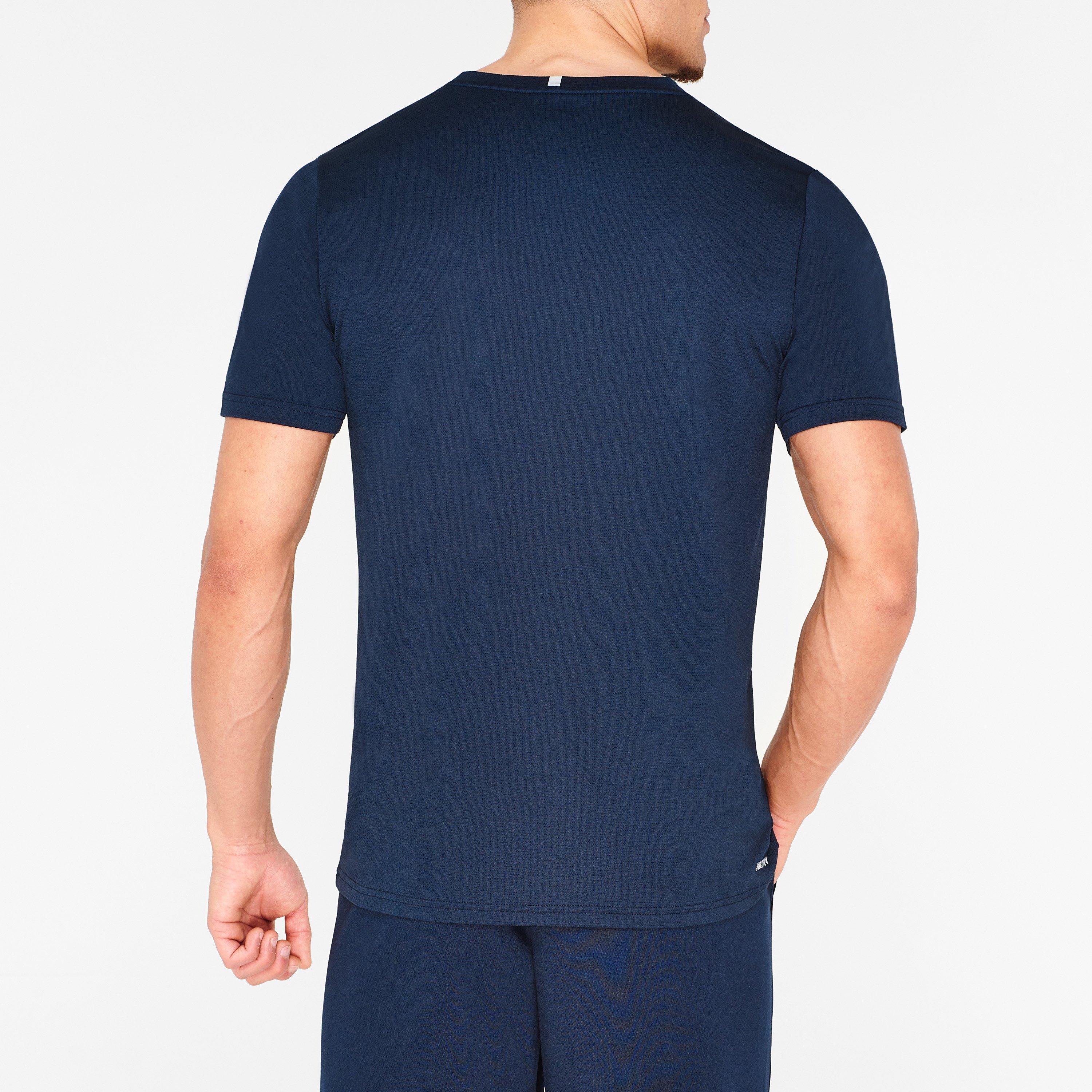 Navy - New Balance - Running T-Shirt Mens - 3