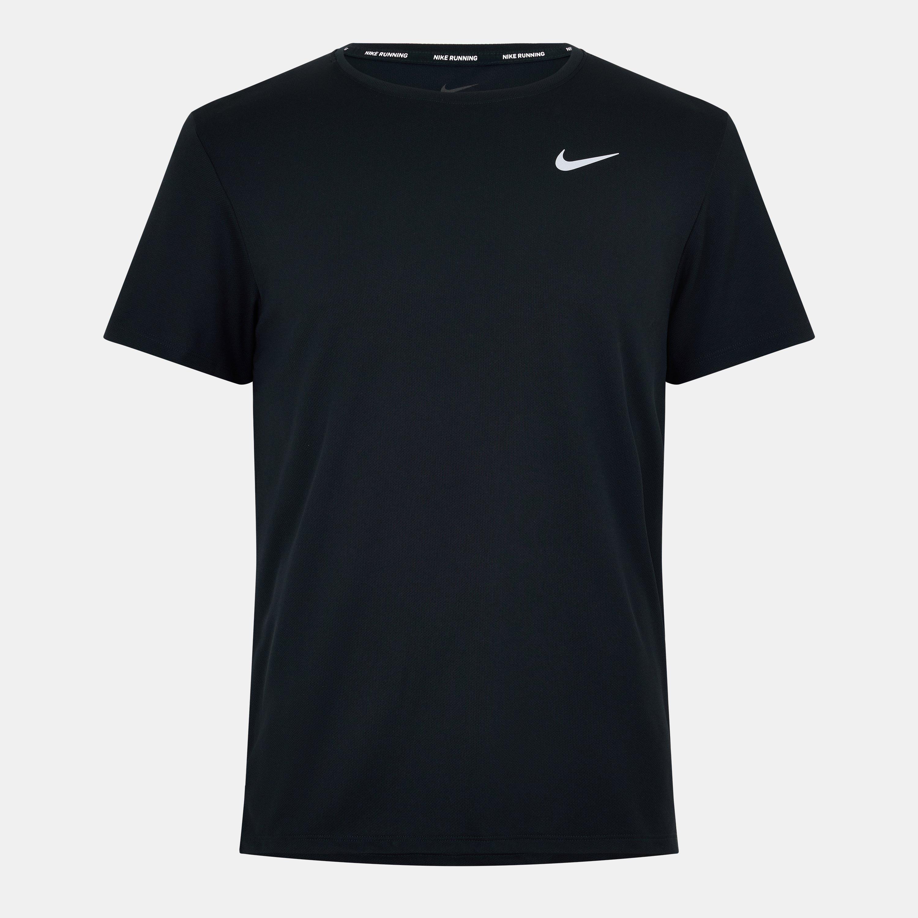 Black - Nike - DriFit Miler Running Top Mens - 1