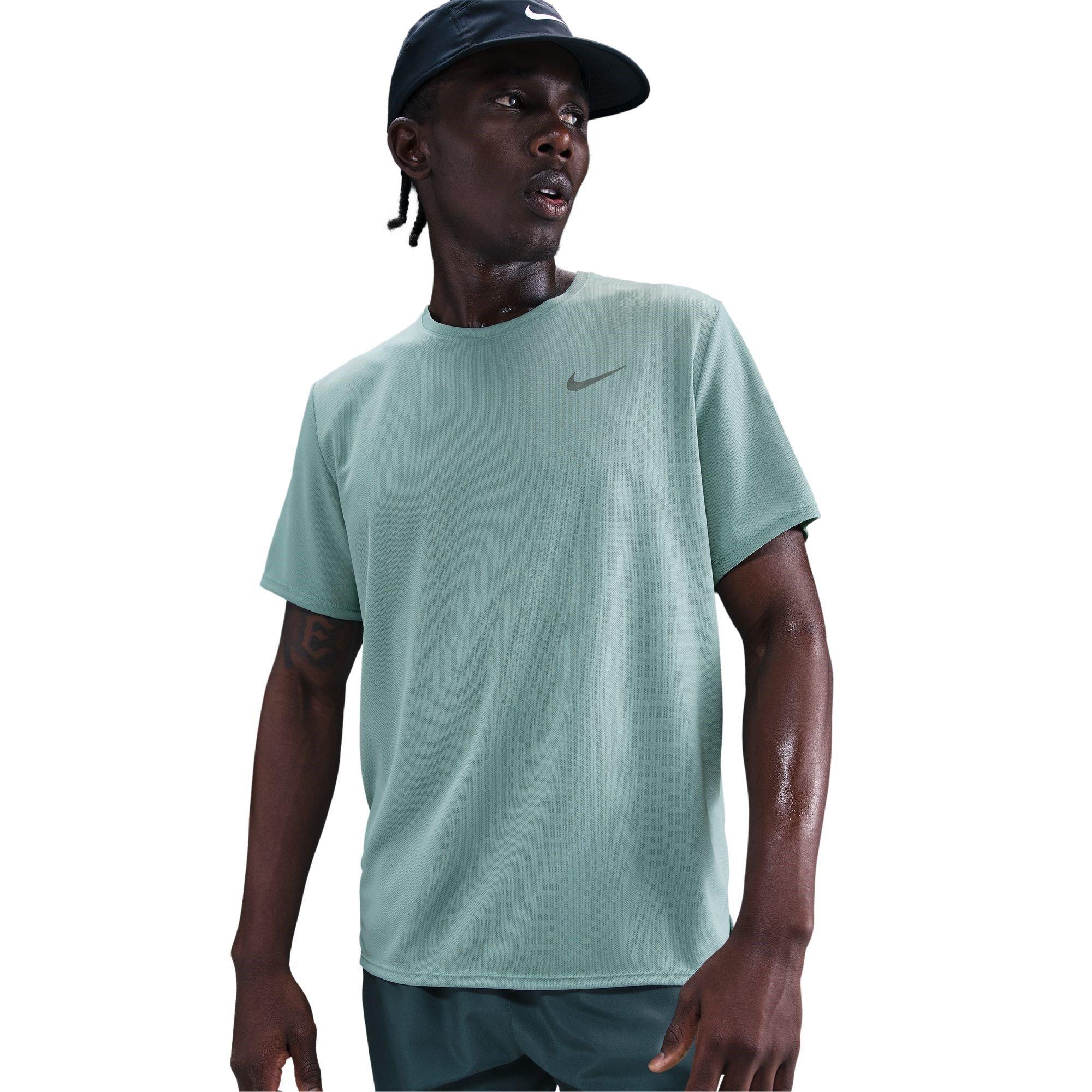 Nike Men's Drifit Miler Running Top - Cannon - L