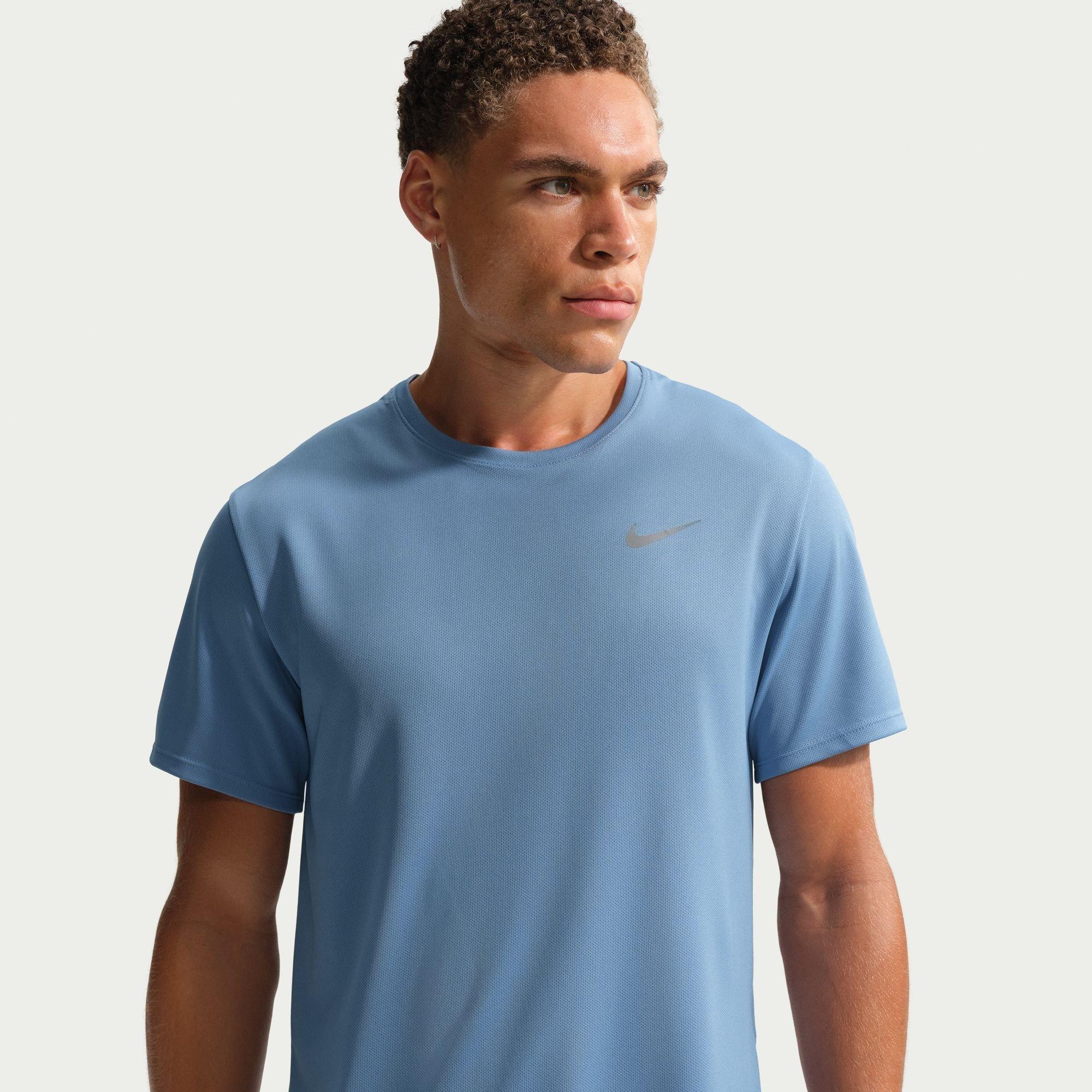 Nike Men's Work Blue Drifit Miler Running Top - 2XL