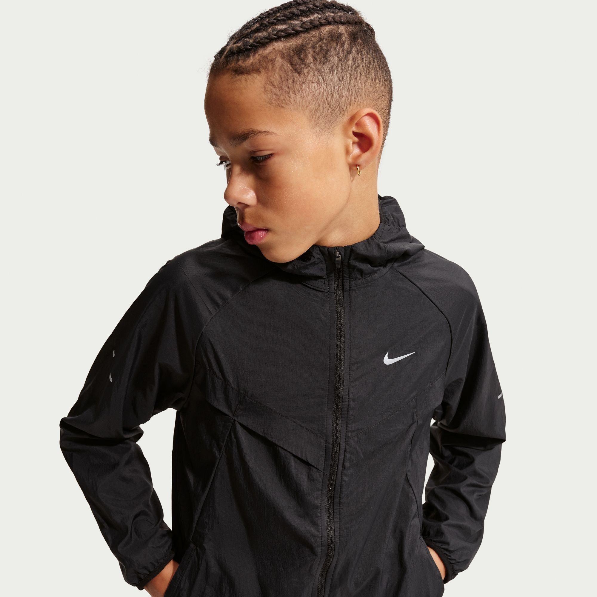 Schwarz/Schwarz/Ref - Nike - Nike K Nk Repel Stri Jn99 - 5