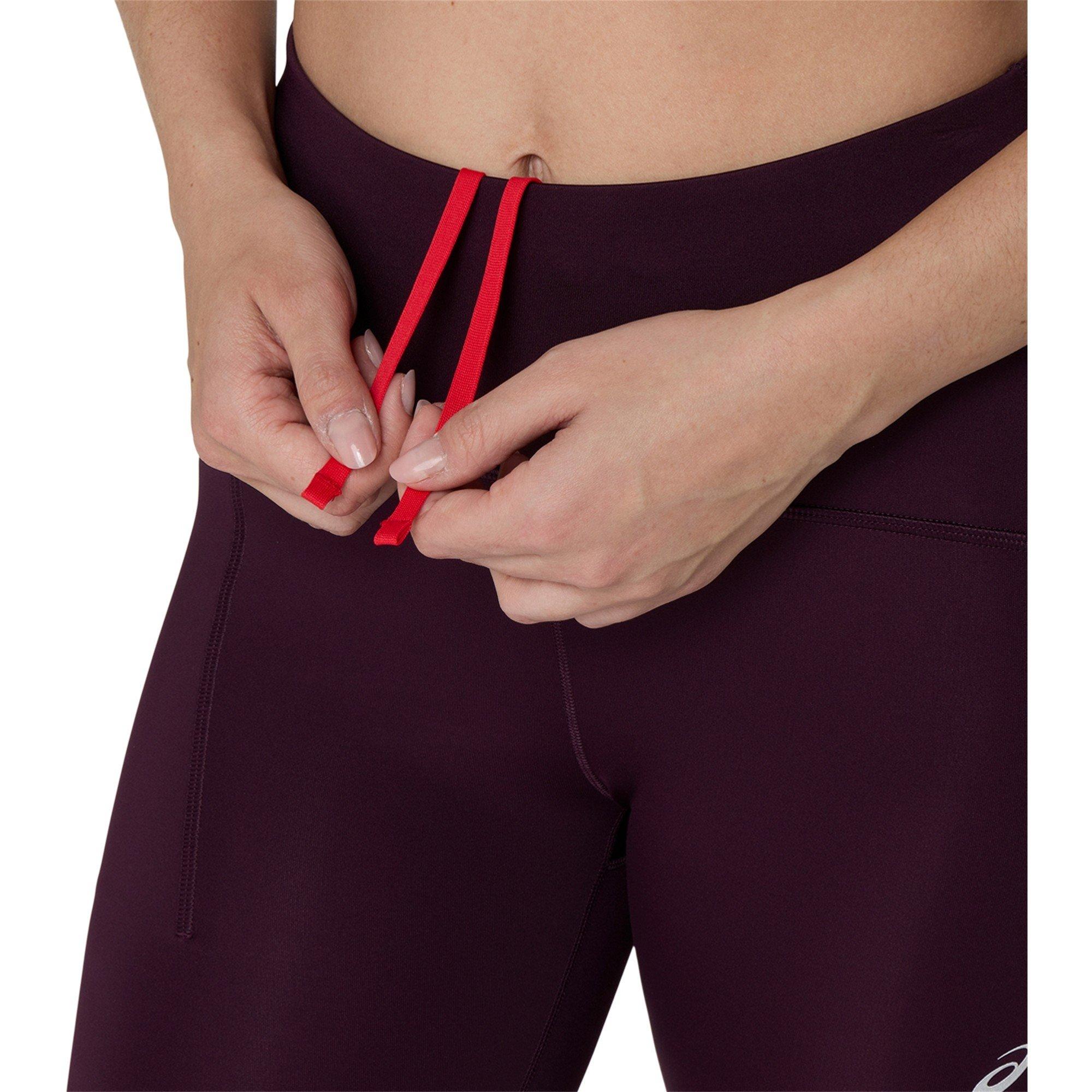 DARK AUBERGINE - Asics - Women's Road Sprinter 8 Inch High Waist Running Shorts - 5