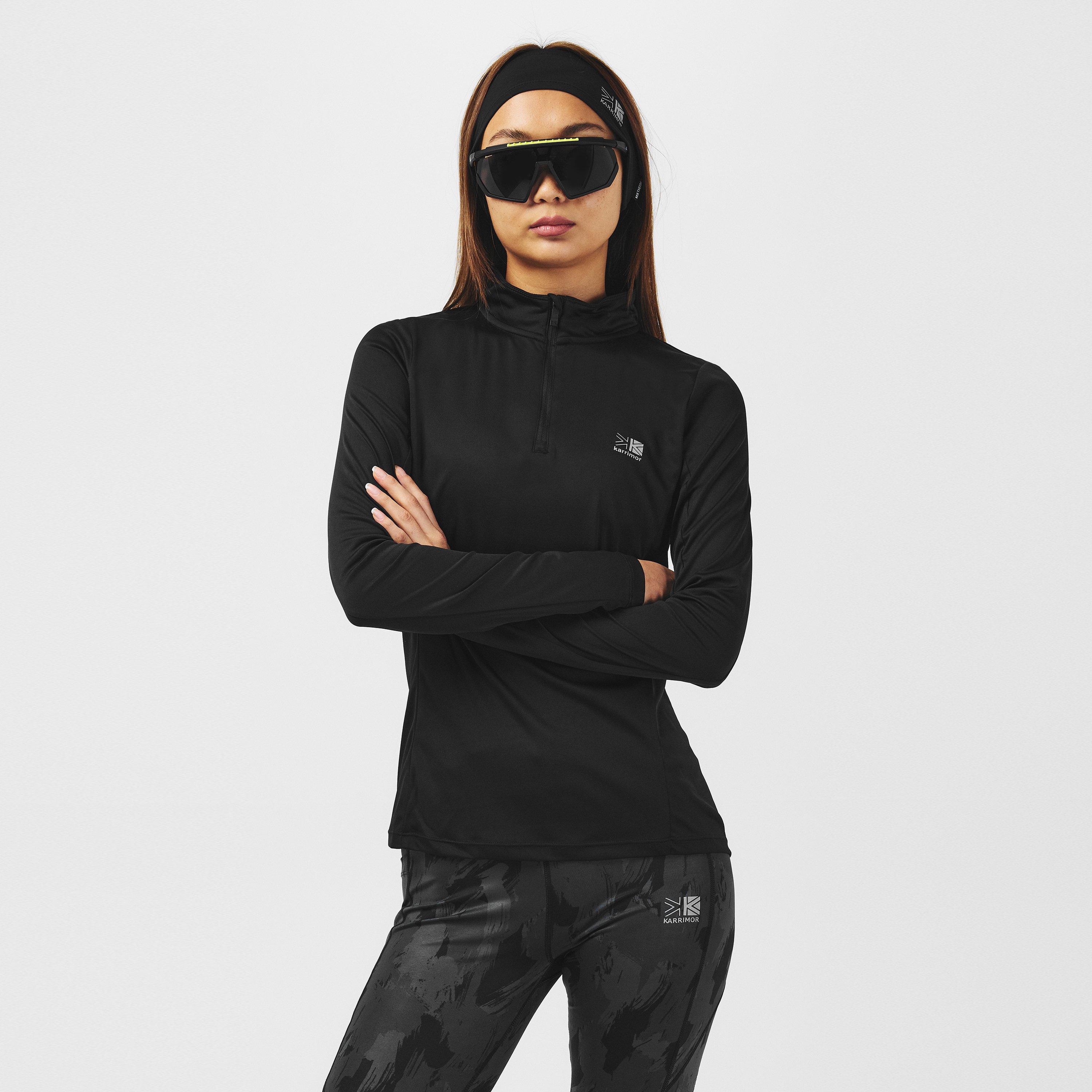 Karrimor Longsleeve quarter Zip Top Ladies Long Sleeve Performance T Shirts Sports Direct MY