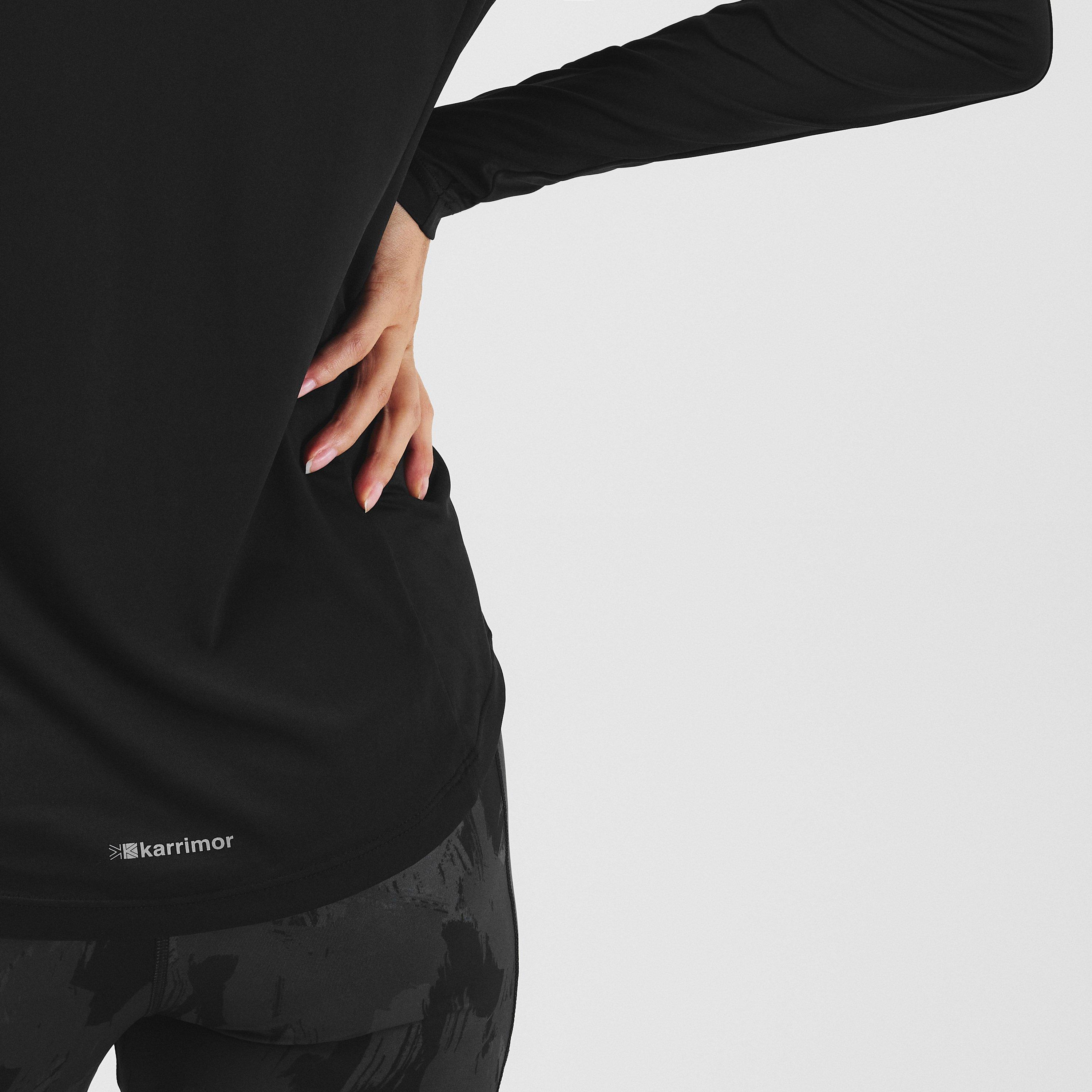 Black - Karrimor - Longsleeve quarter Zip Top Ladies - 5