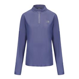 Karrimor LongsleevequarterZip Top Ladies