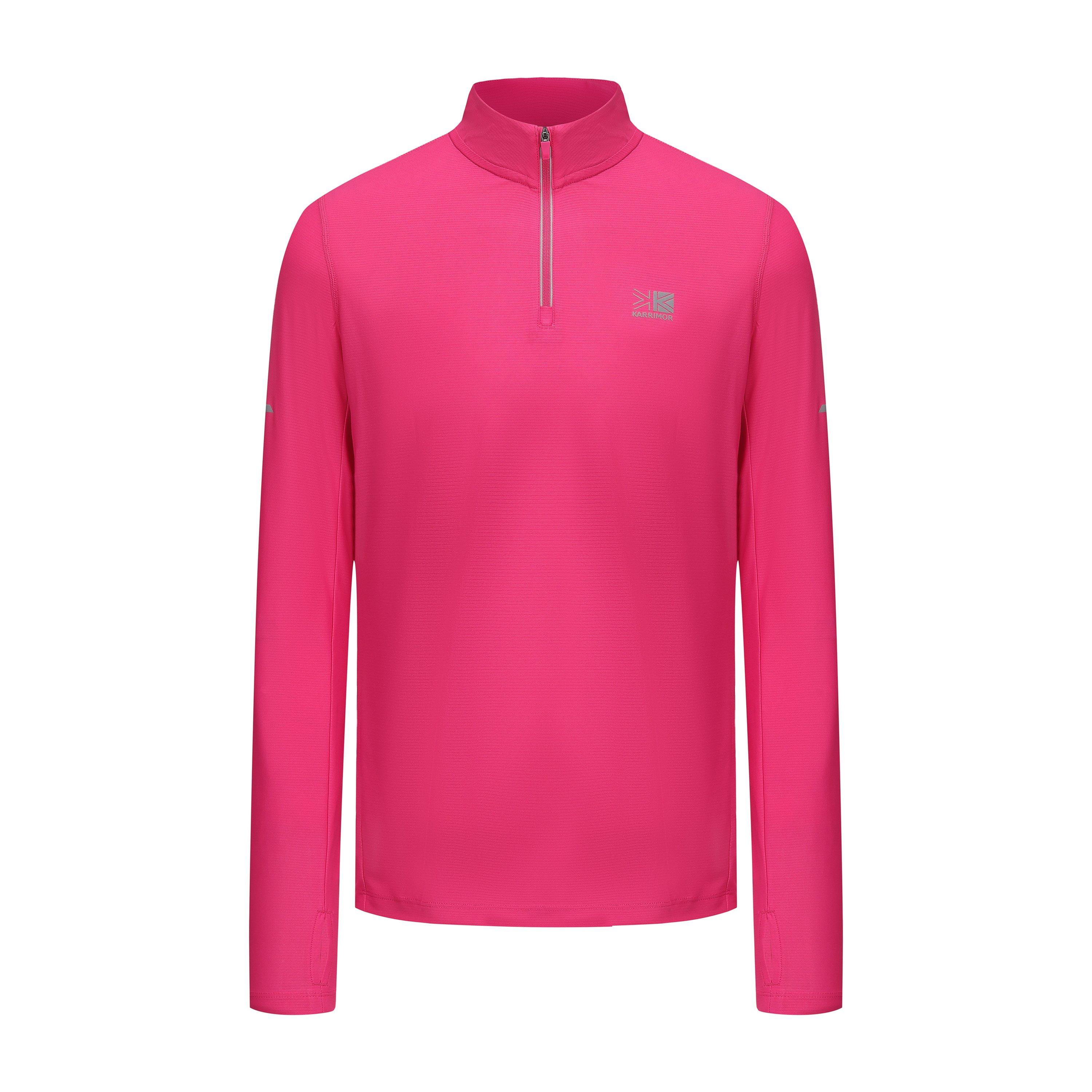 Karrimor Women's Longsleeve 1/4 Zip Top - Pink - 14 (42)