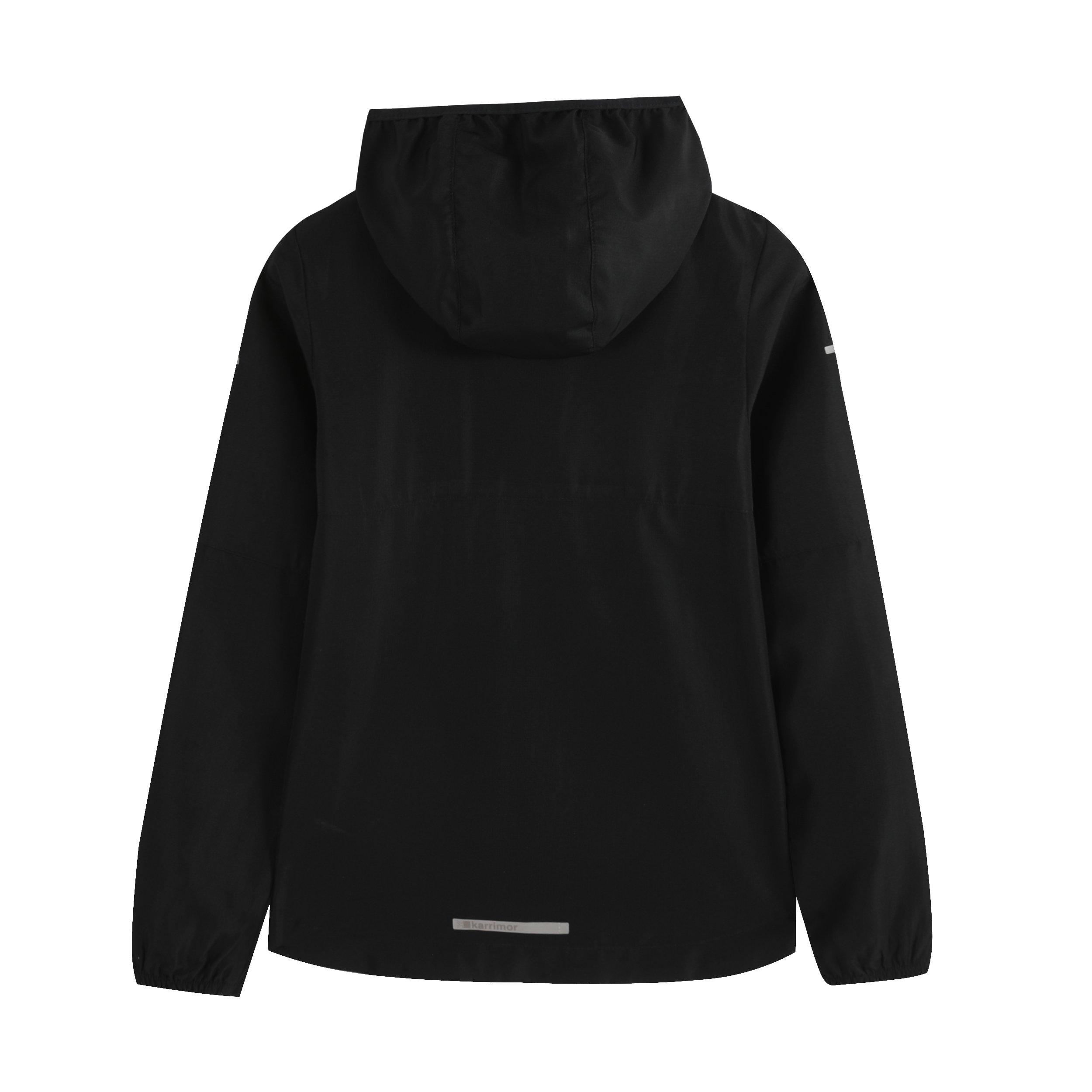 Black - Karrimor - Kids  Run Long Sleeve Performance Running Jacket - 2