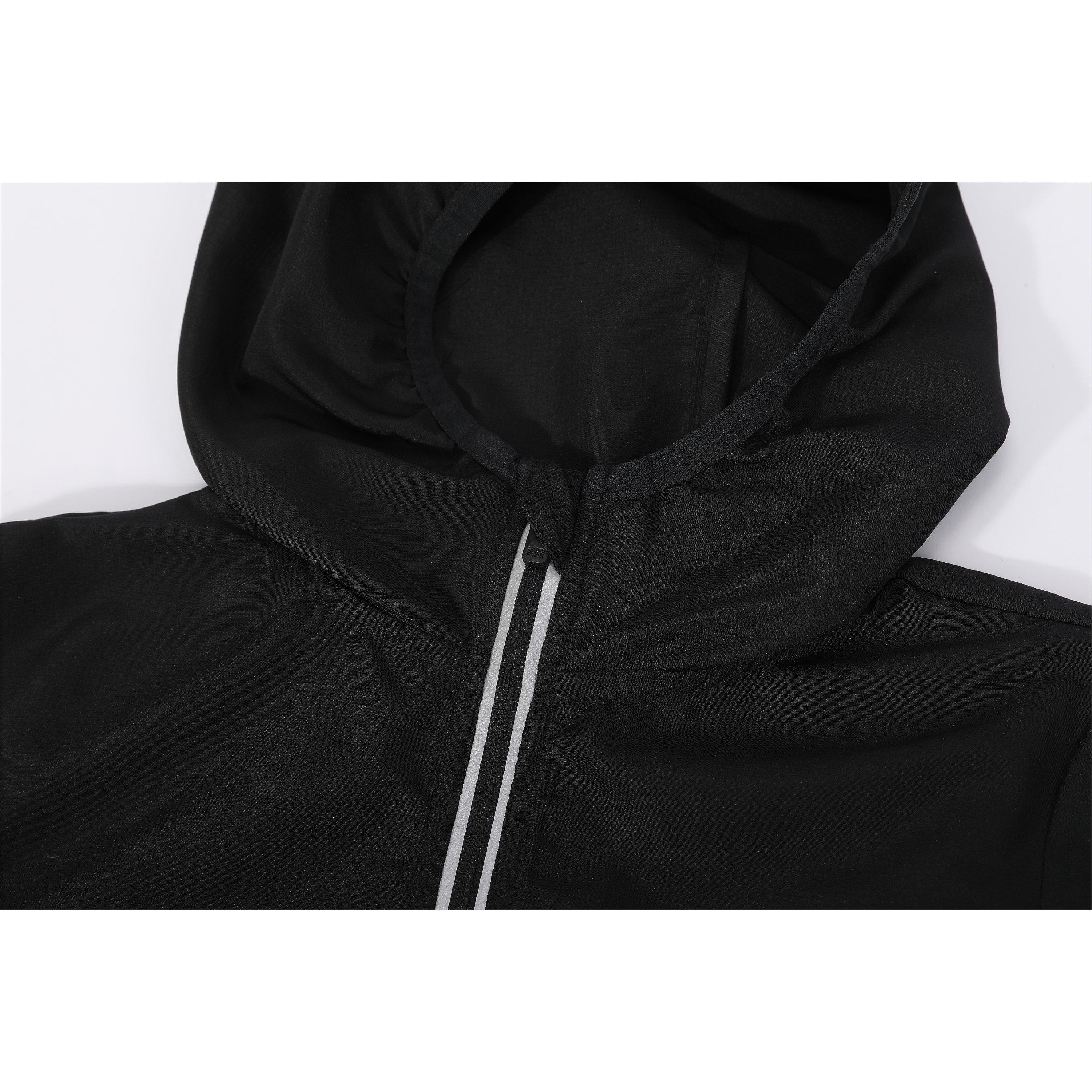 Black - Karrimor - Kids  Run Long Sleeve Performance Running Jacket - 4