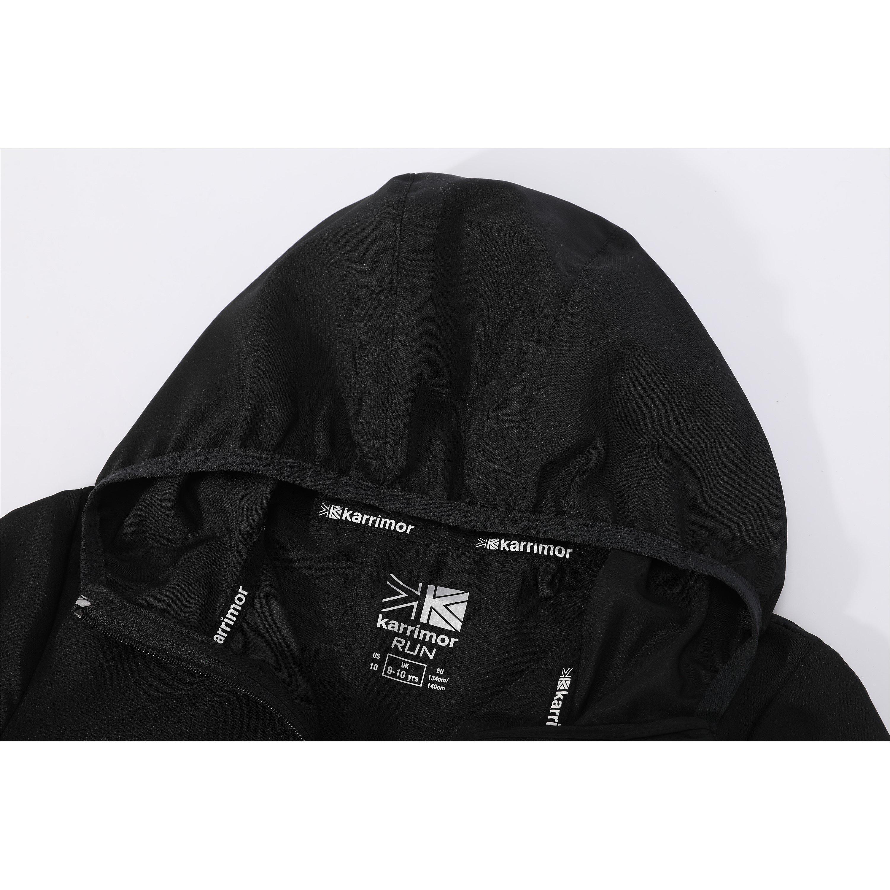 Black - Karrimor - Kids  Run Long Sleeve Performance Running Jacket - 5