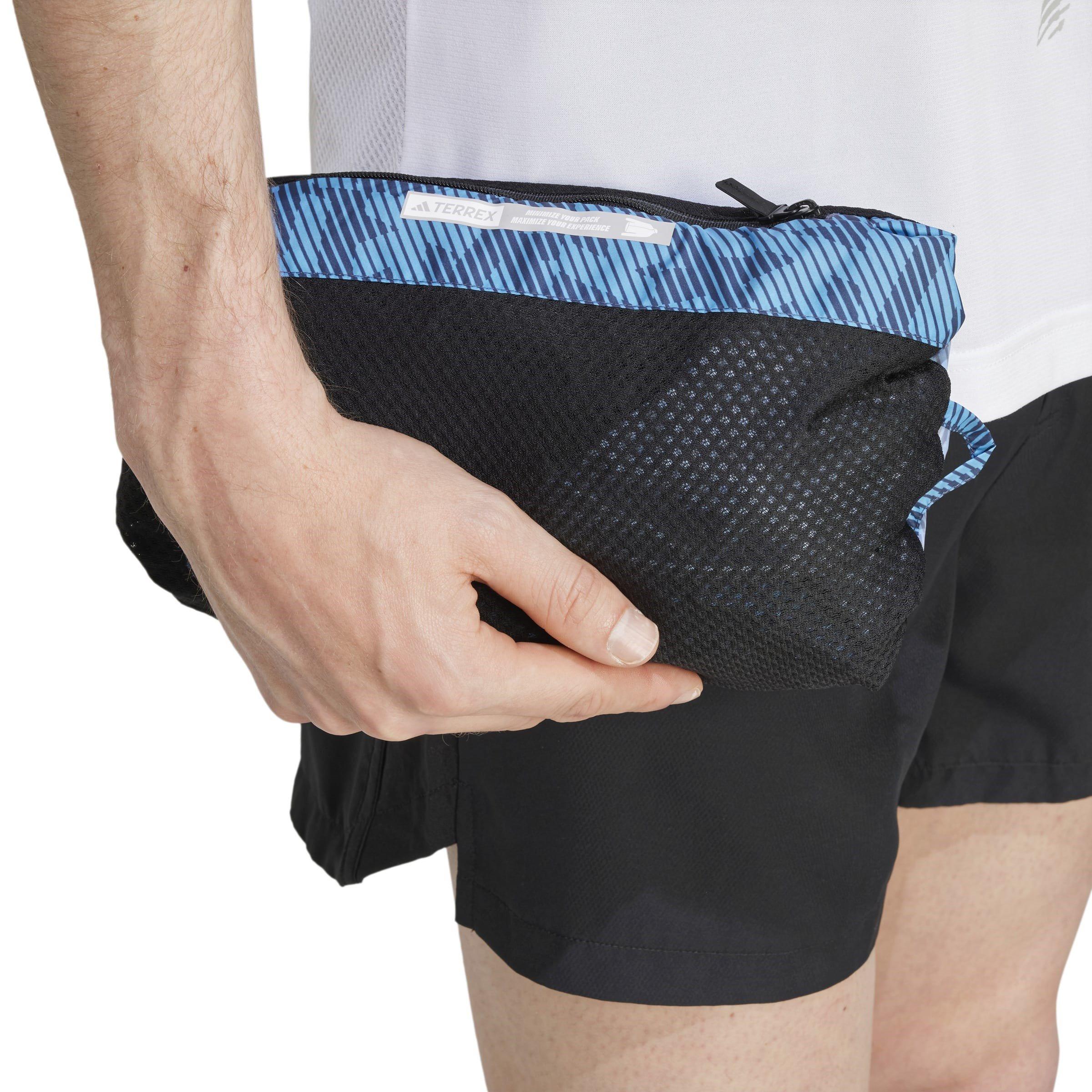 Blu polso - adidas - Trail Wind Wind-Resistant Performance Running Jacket - 5