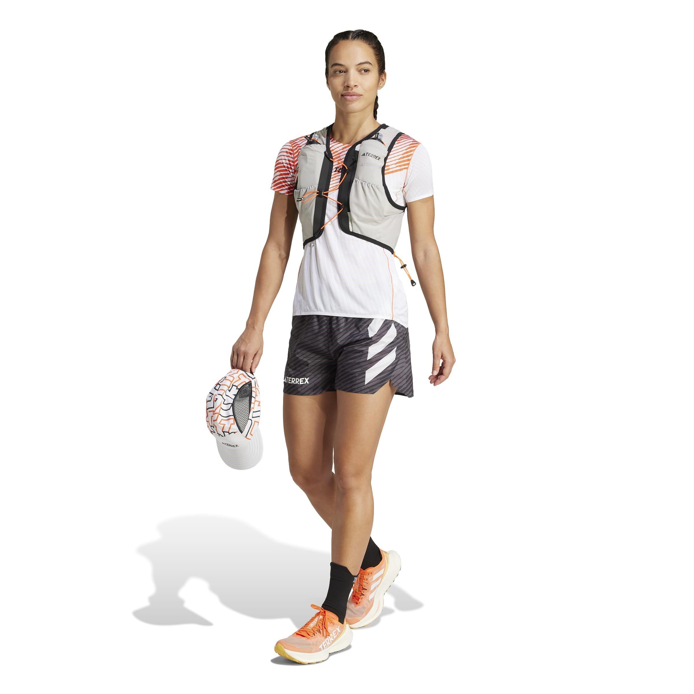 White - adidas - Track Pro Short-Sleeve Performance Top - 7