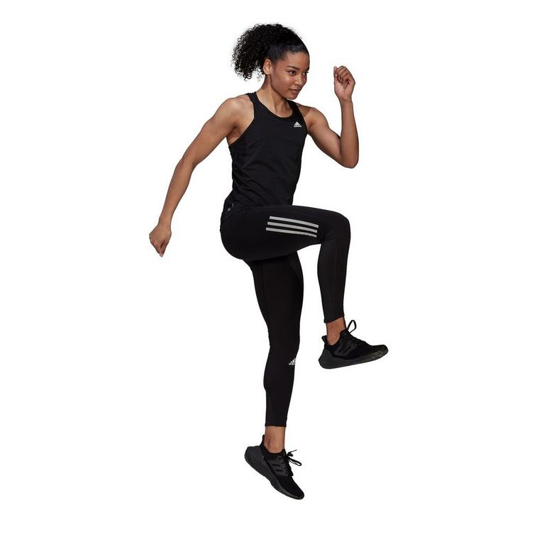 Negro - adidas - Own the Run  Running Tank Womens - 5
