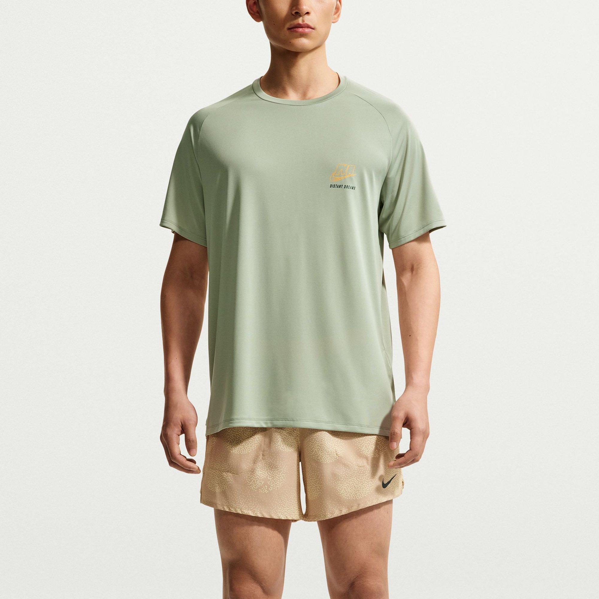 Jade Horizon - Nike - Men's Stride Short Sleeve Performance Running Top - 1