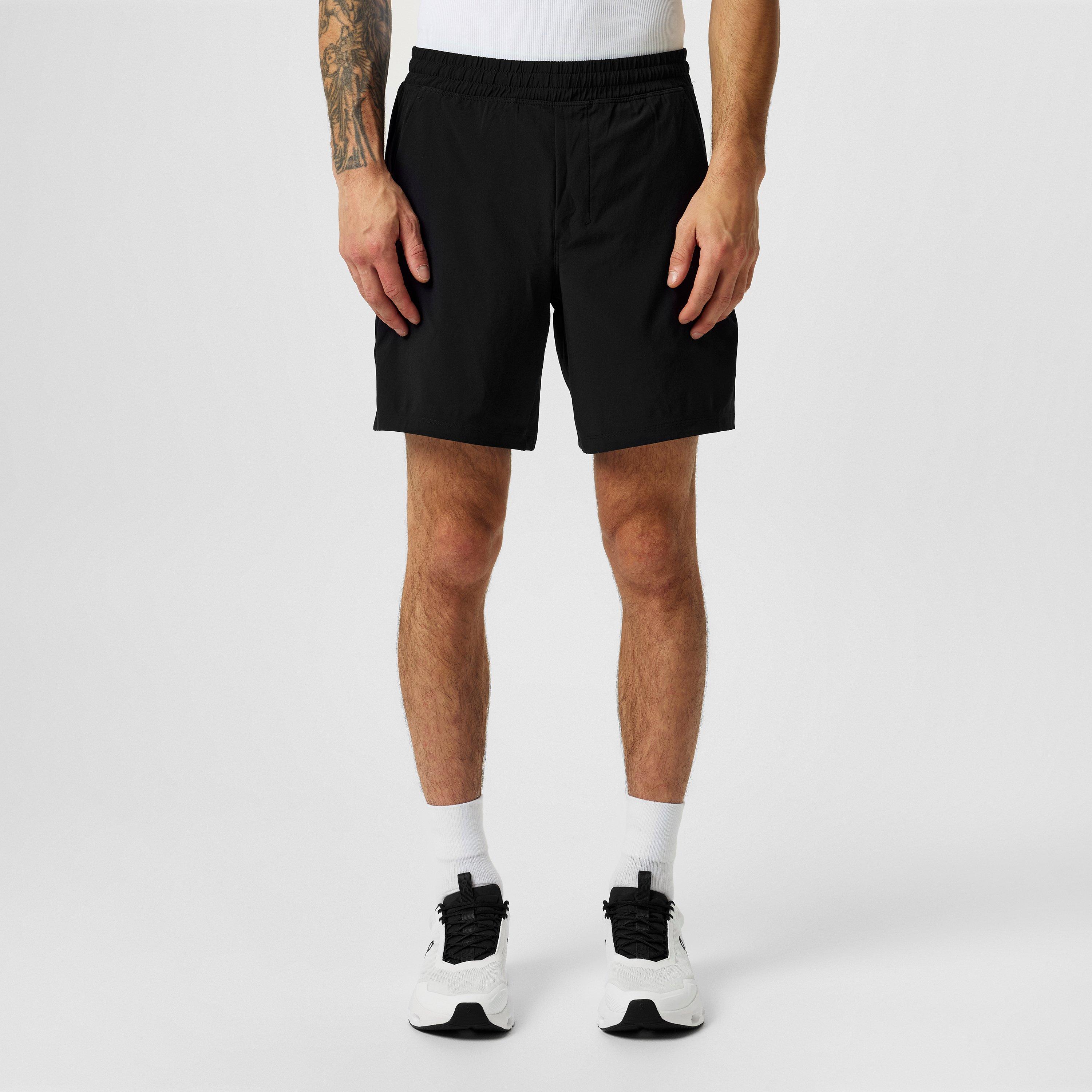 Black - Lululemon - Men'S Mesh Pace Breaker Lined 7 Running Shorts - 3