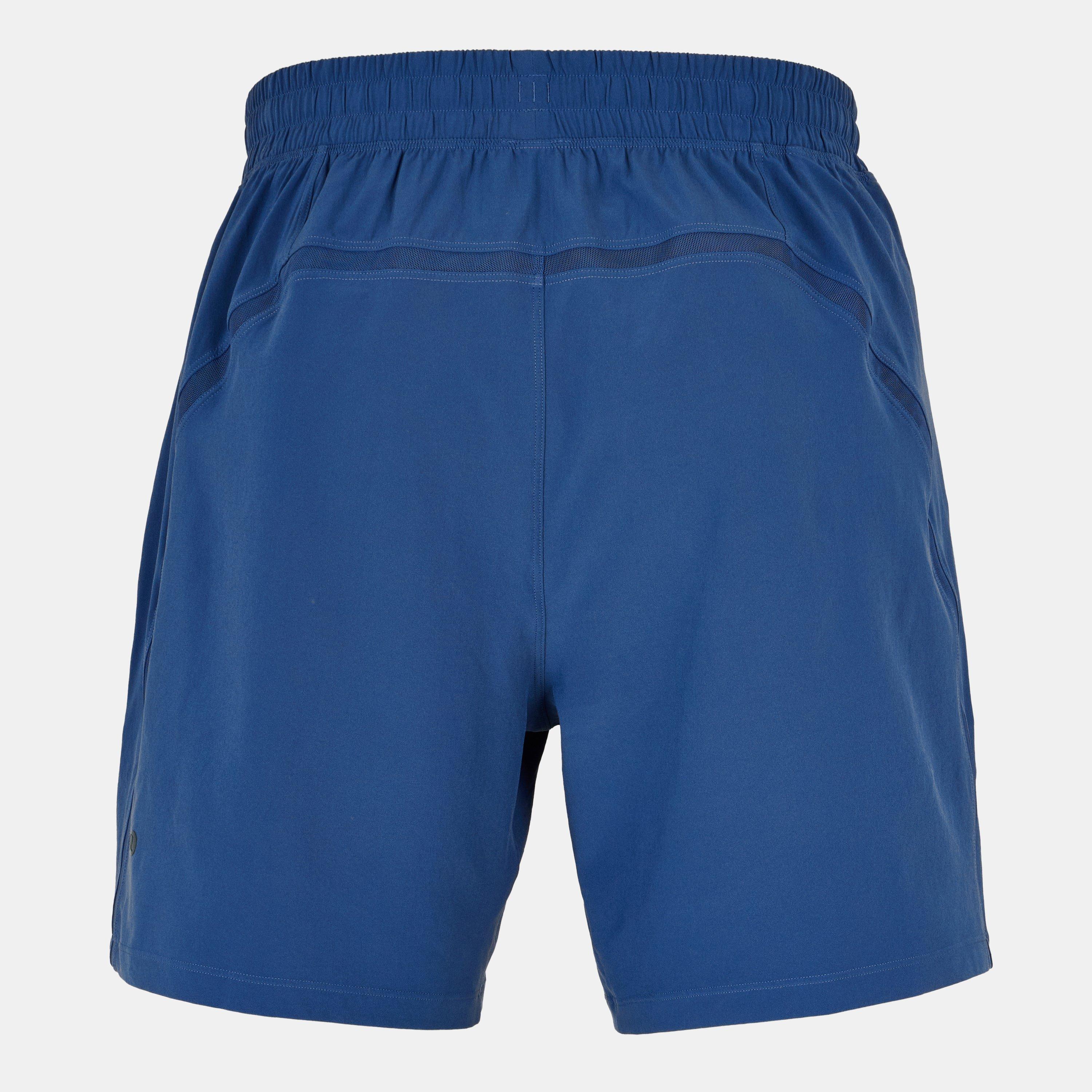 Blue Twill - Lululemon - Men'S Mesh Pace Breaker Lined 7 Running Shorts - 2