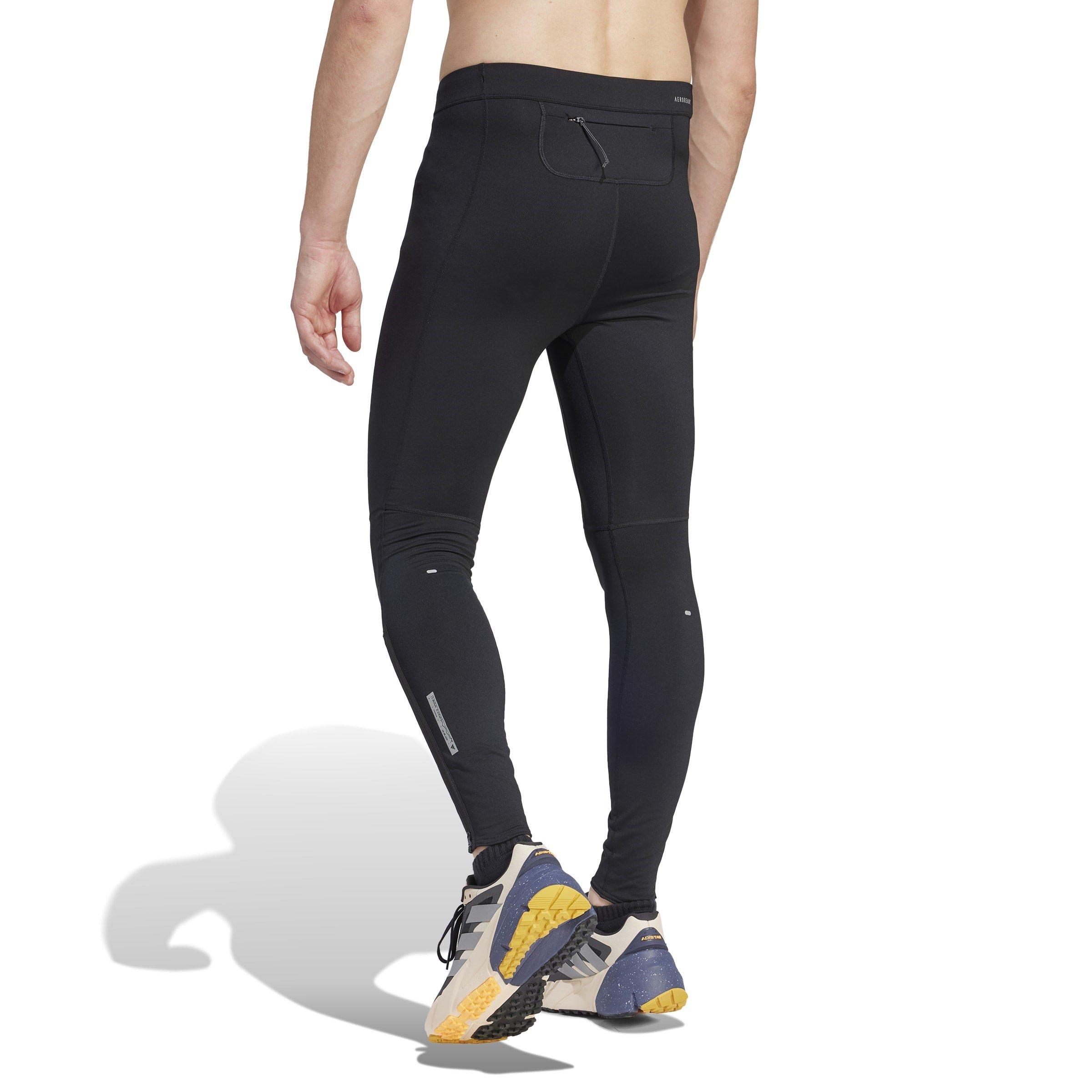 Zwart - adidas - Ultimate Core Warm Performance Running Tights - 3
