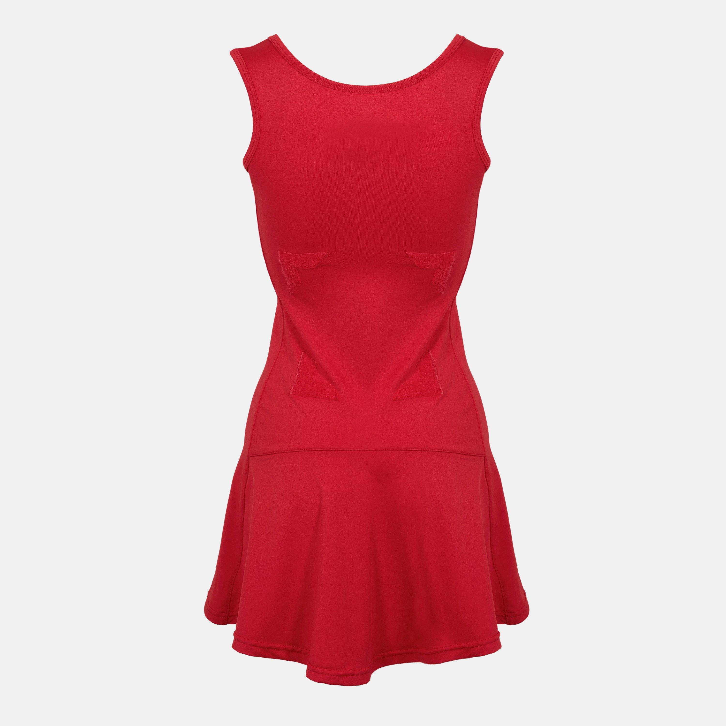 Red - Gilbert - Women's Flare Netball Dress - 2