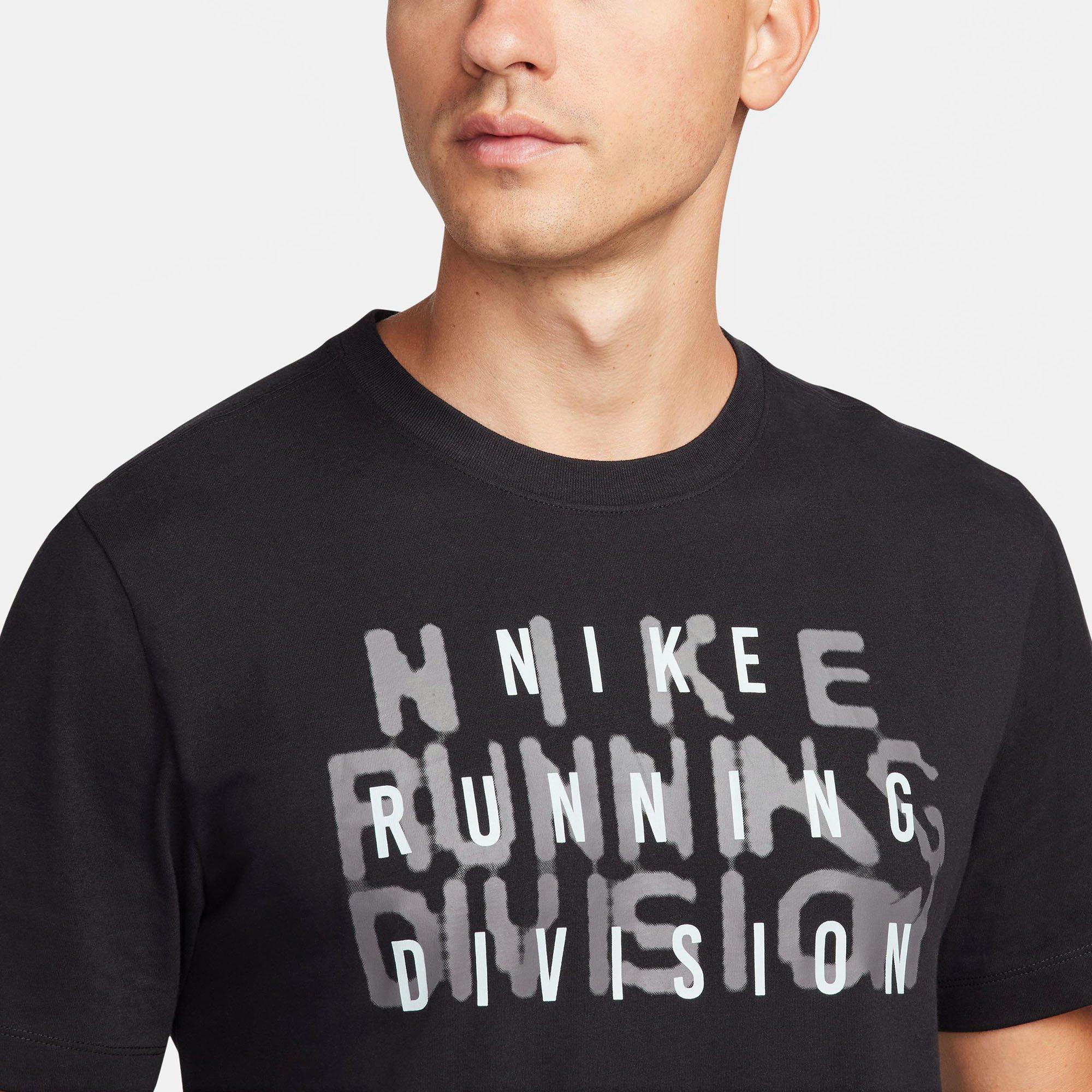 Black - Nike - Dri-FIT Running Division Mens T Shirt - 3