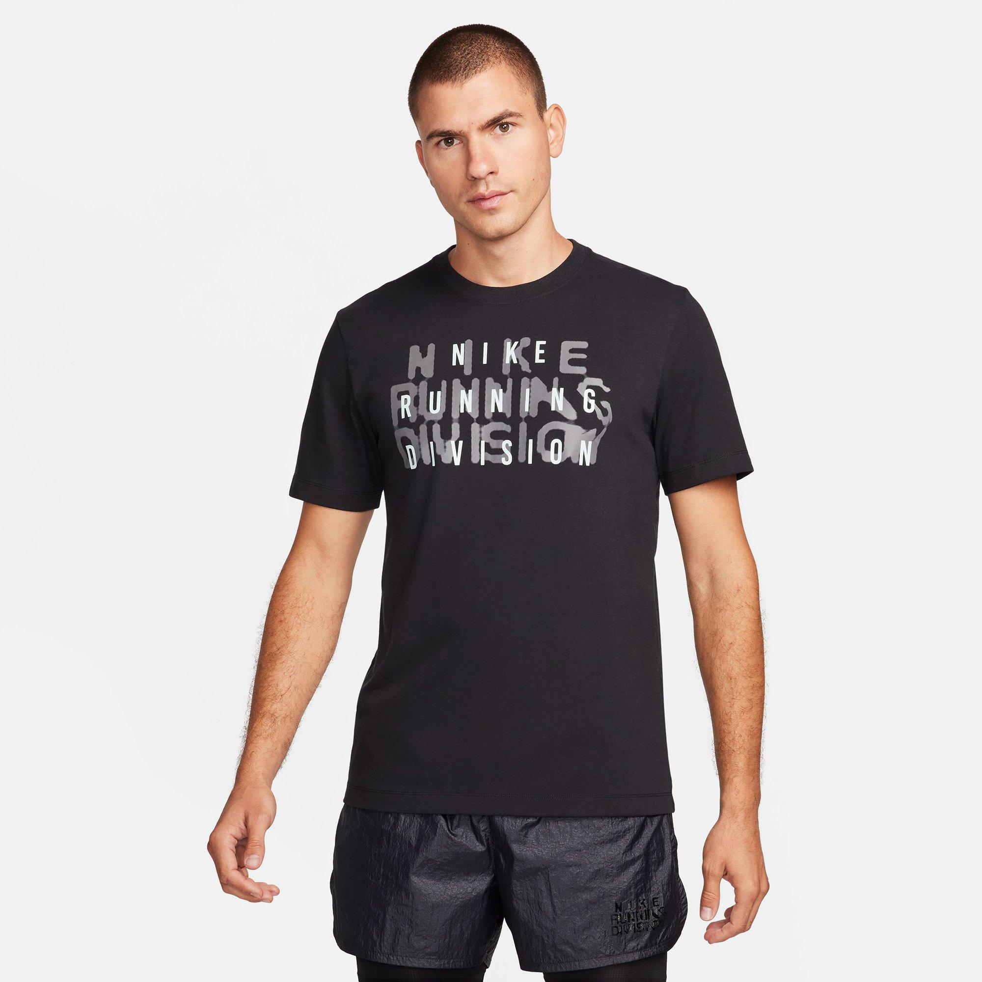 Black - Nike - Dri-FIT Running Division Mens T Shirt - 5