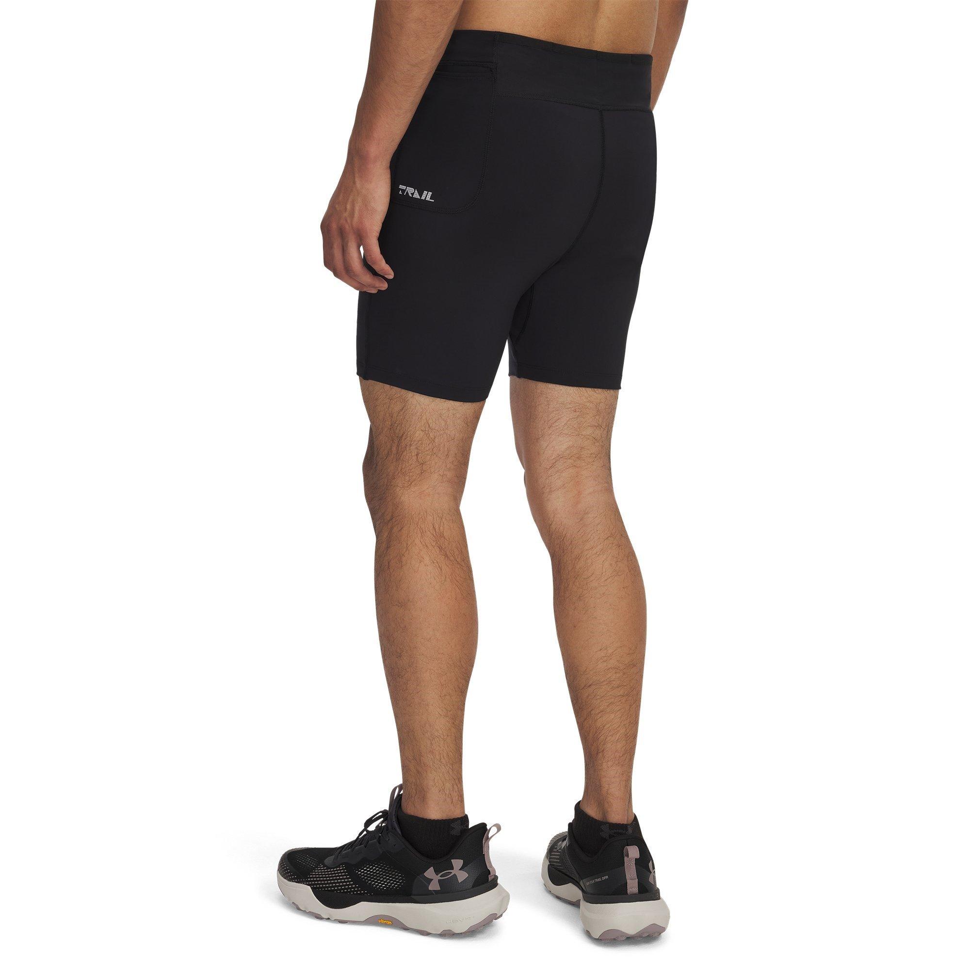 Noir - Under Armour - Men's Trail Performance Running Shorts - 2