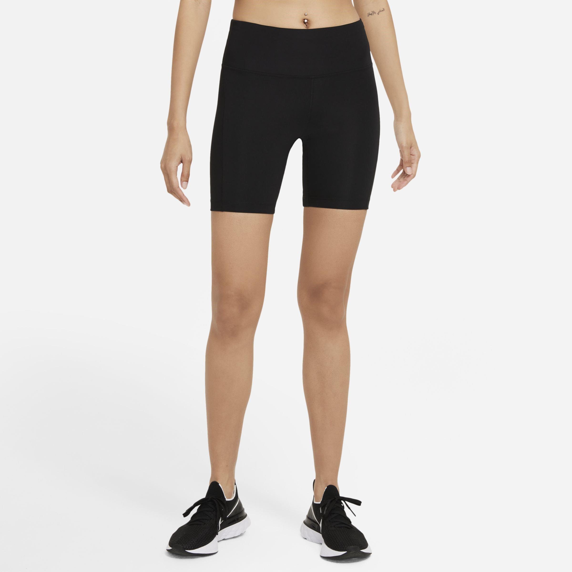 Black - Nike - High Waisted Biker Shorts - 3