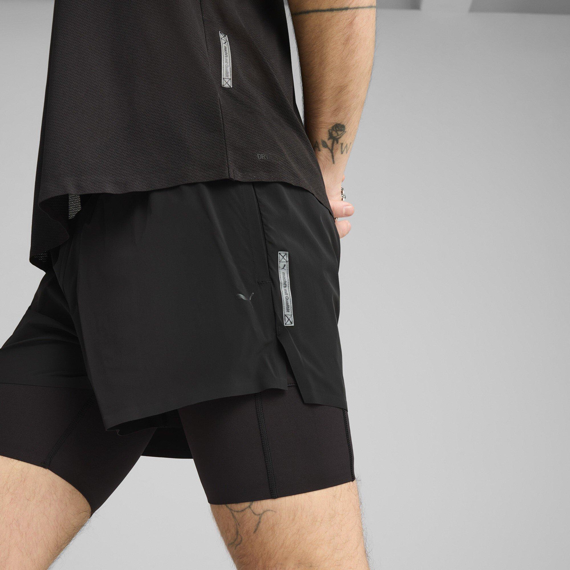 Puma Black - Puma - Mmq Sport Running Shorts Short Mens - 5