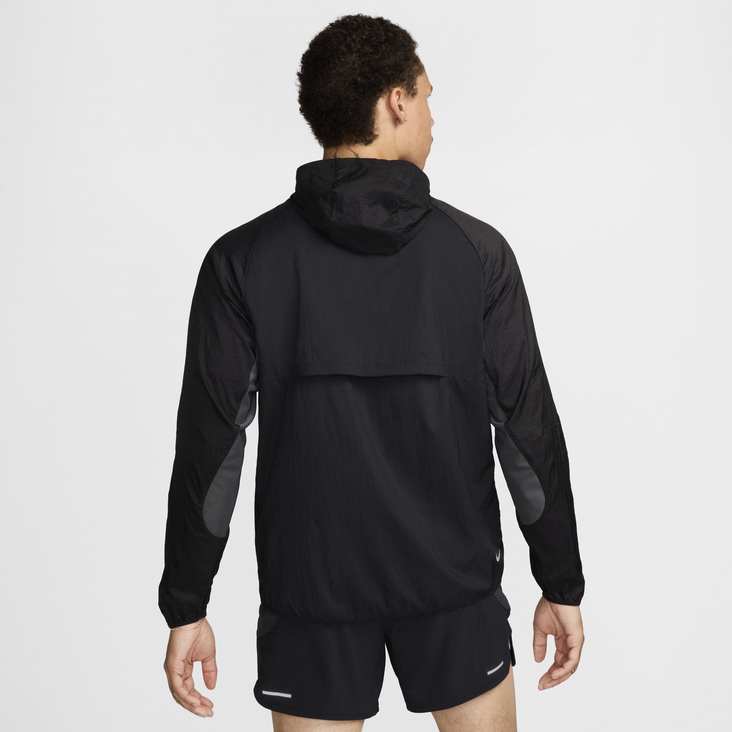 Blk/Anthrac/Wht - Nike - Trail Aireez Men's Running Jacket - 2