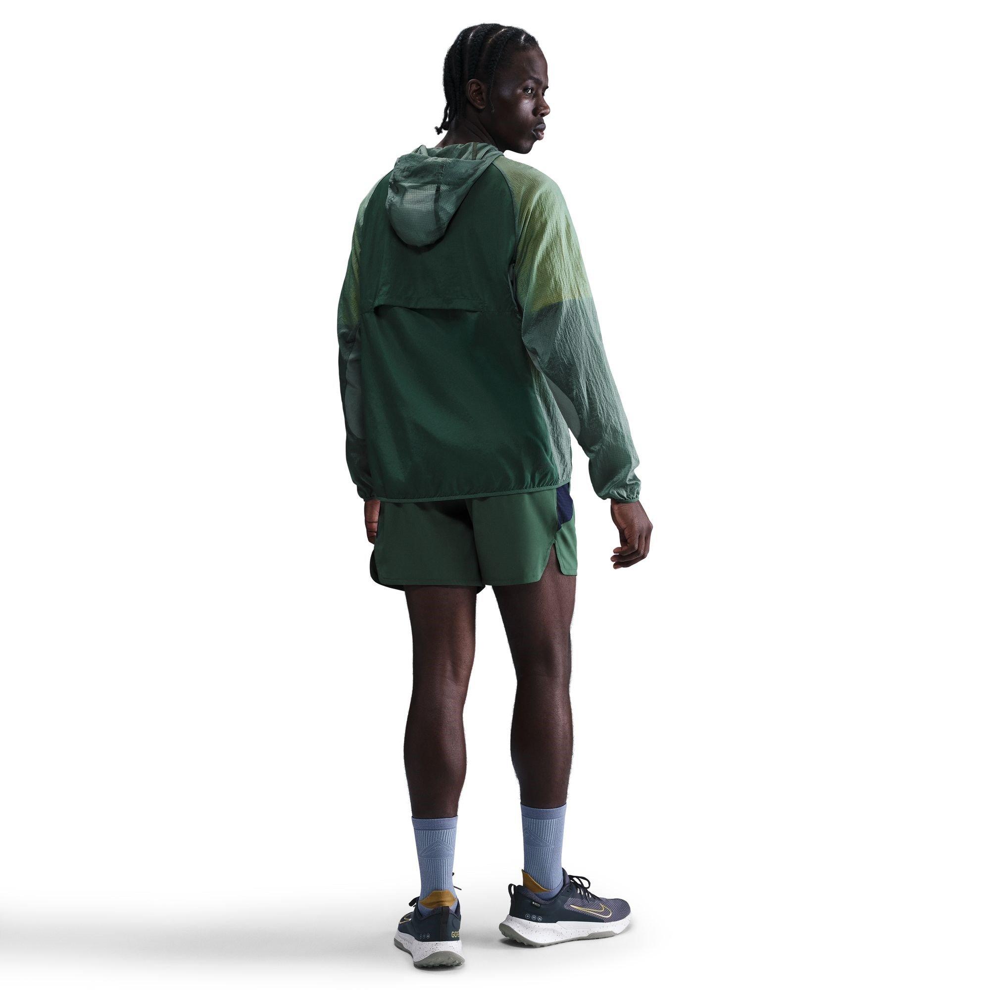 Fir/Clay Green - Nike - Trail Aireez Men's Running Jacket - 3
