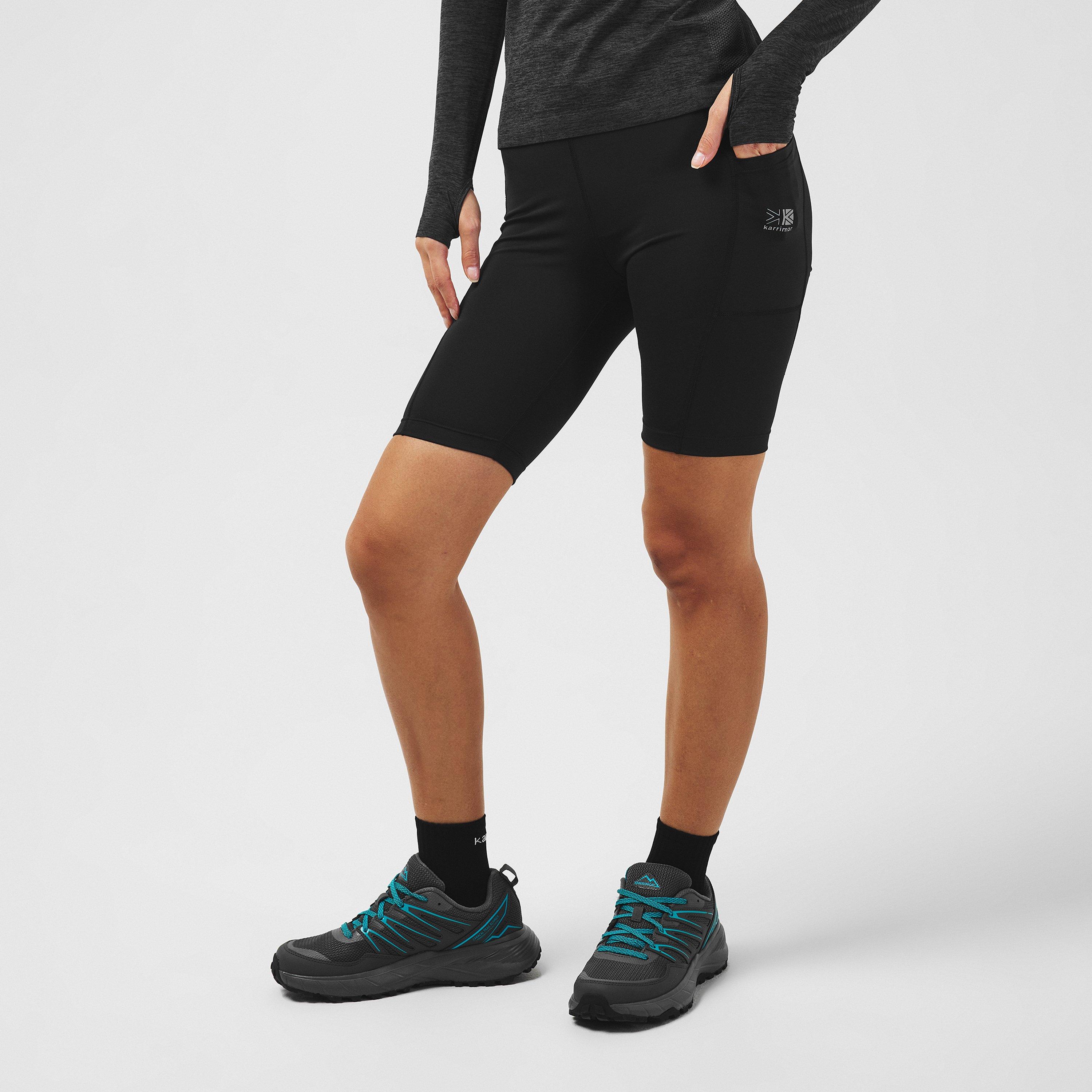 Schwarz - Karrimor - Short Tights Womens - 3