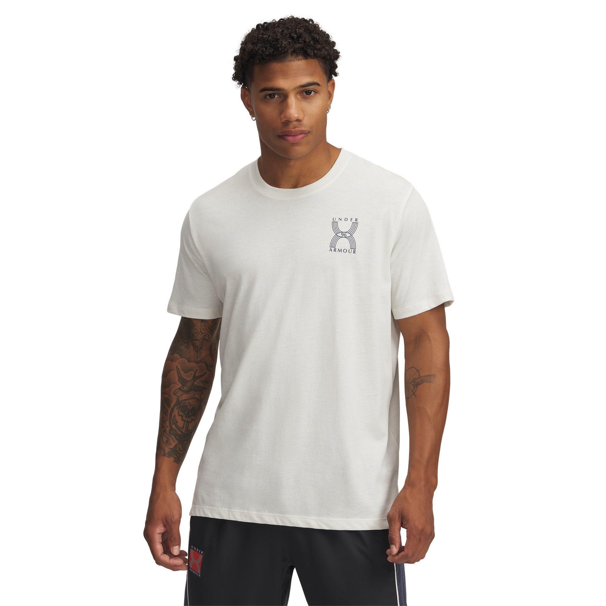 White - Under Armour - Men's Run 96 Short-Sleeve Performance Top - 3