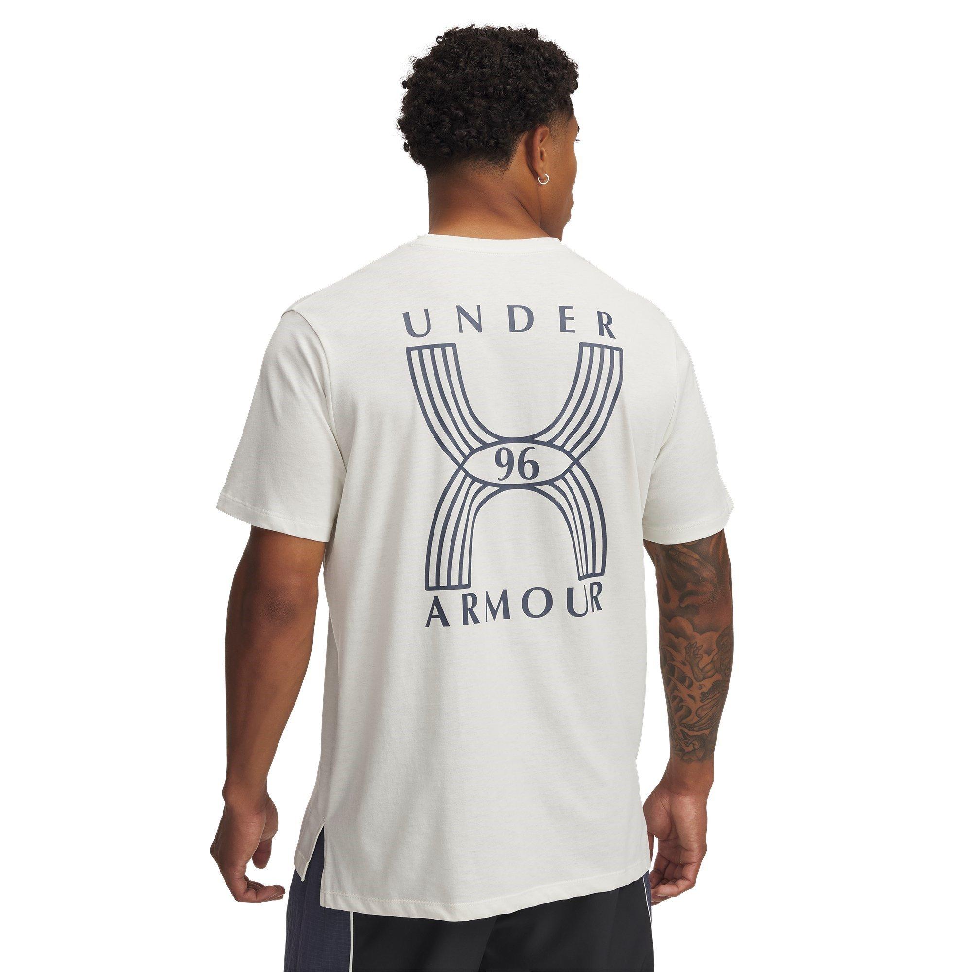 White - Under Armour - Men's Run 96 Short-Sleeve Performance Top - 4