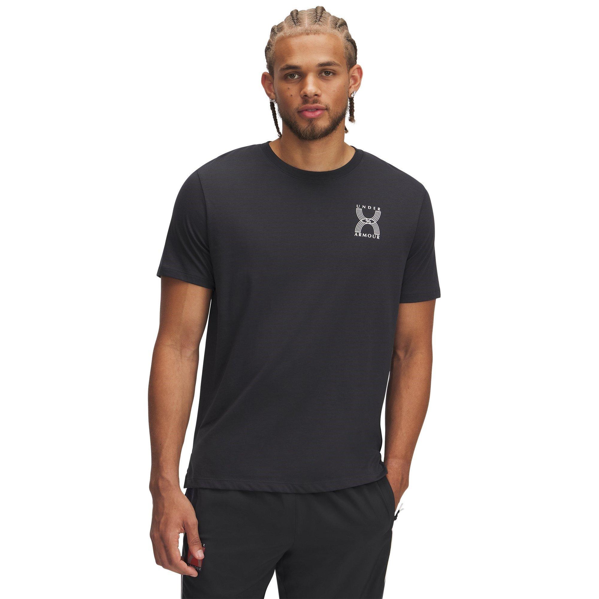 Grey - Under Armour - Run 96 Short-Sleeve Performance Top - 3