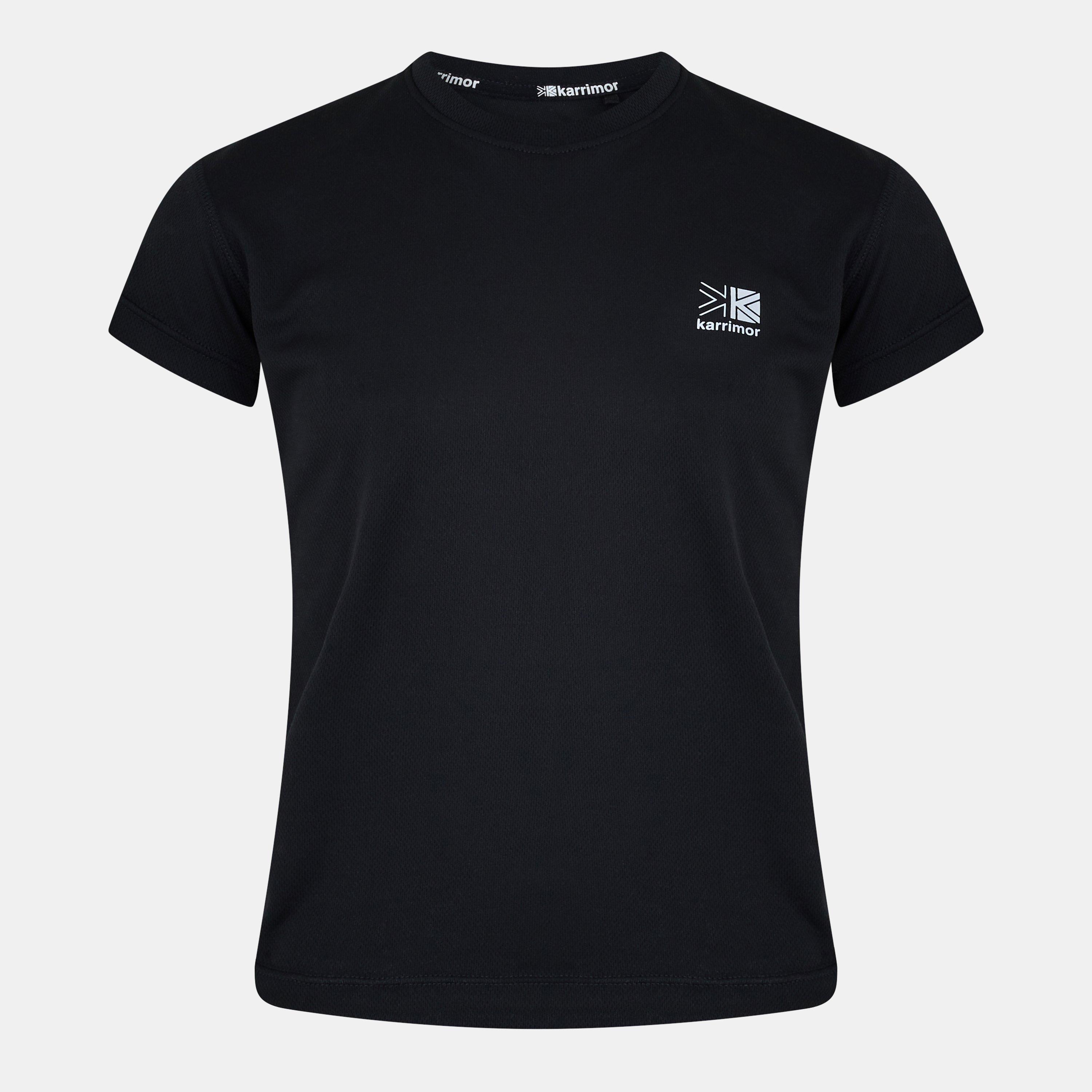 Zwart - Karrimor - Short Sleeve Run T Shirt Junior Girls - 1