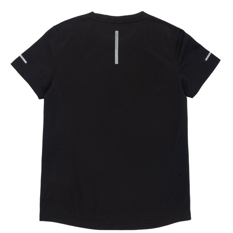 Black - Karrimor - Short Sleeve Run T Shirt Junior Boys - 2