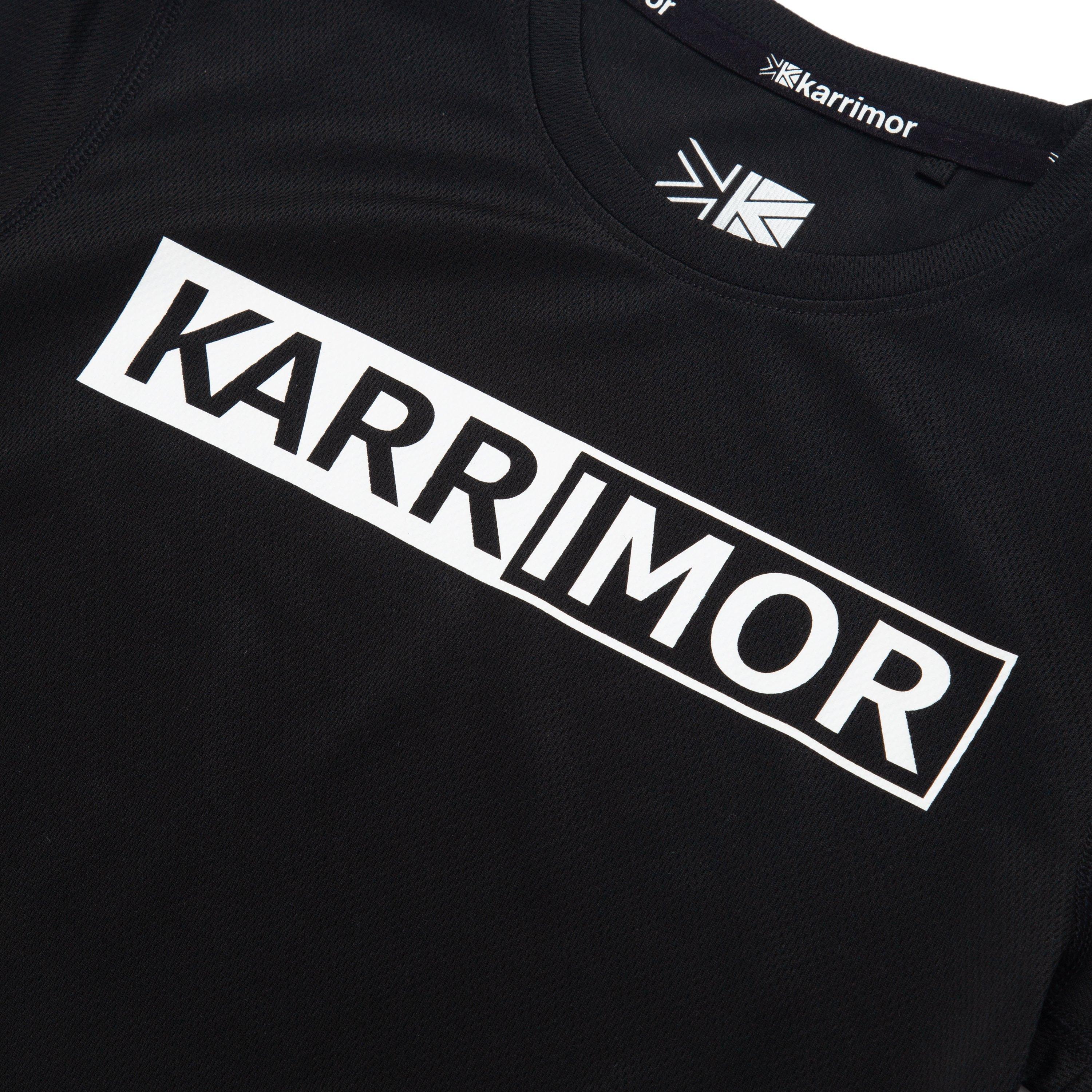 Black - Karrimor - Short Sleeve Run T Shirt Junior Boys - 3