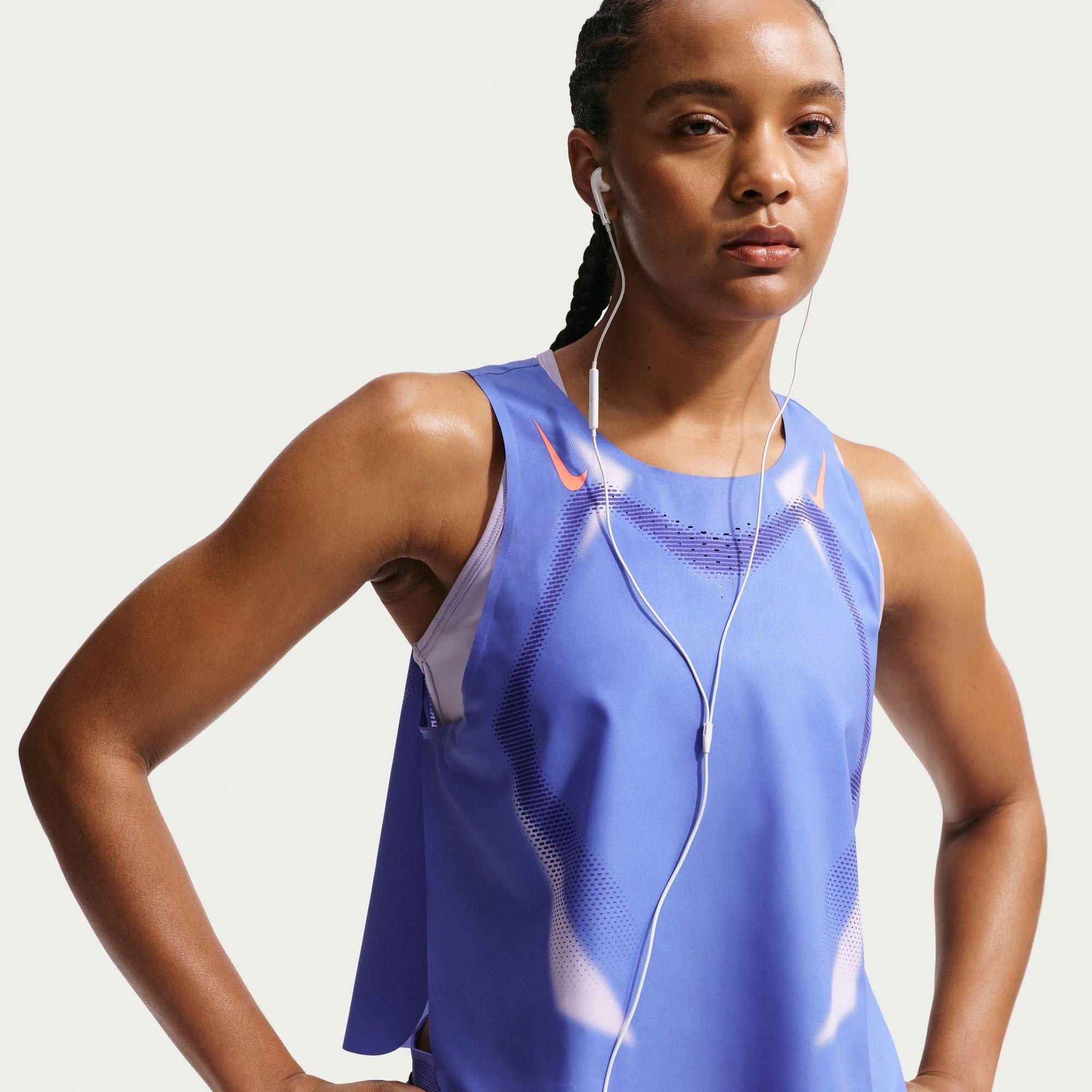 Nike Women's Performance Running Vest - Sapphire/Lava - 16 (XL)