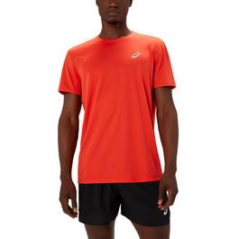 Asics Silver Mens Running T Shirt