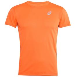 Asics Silver Mens Running T Shirt