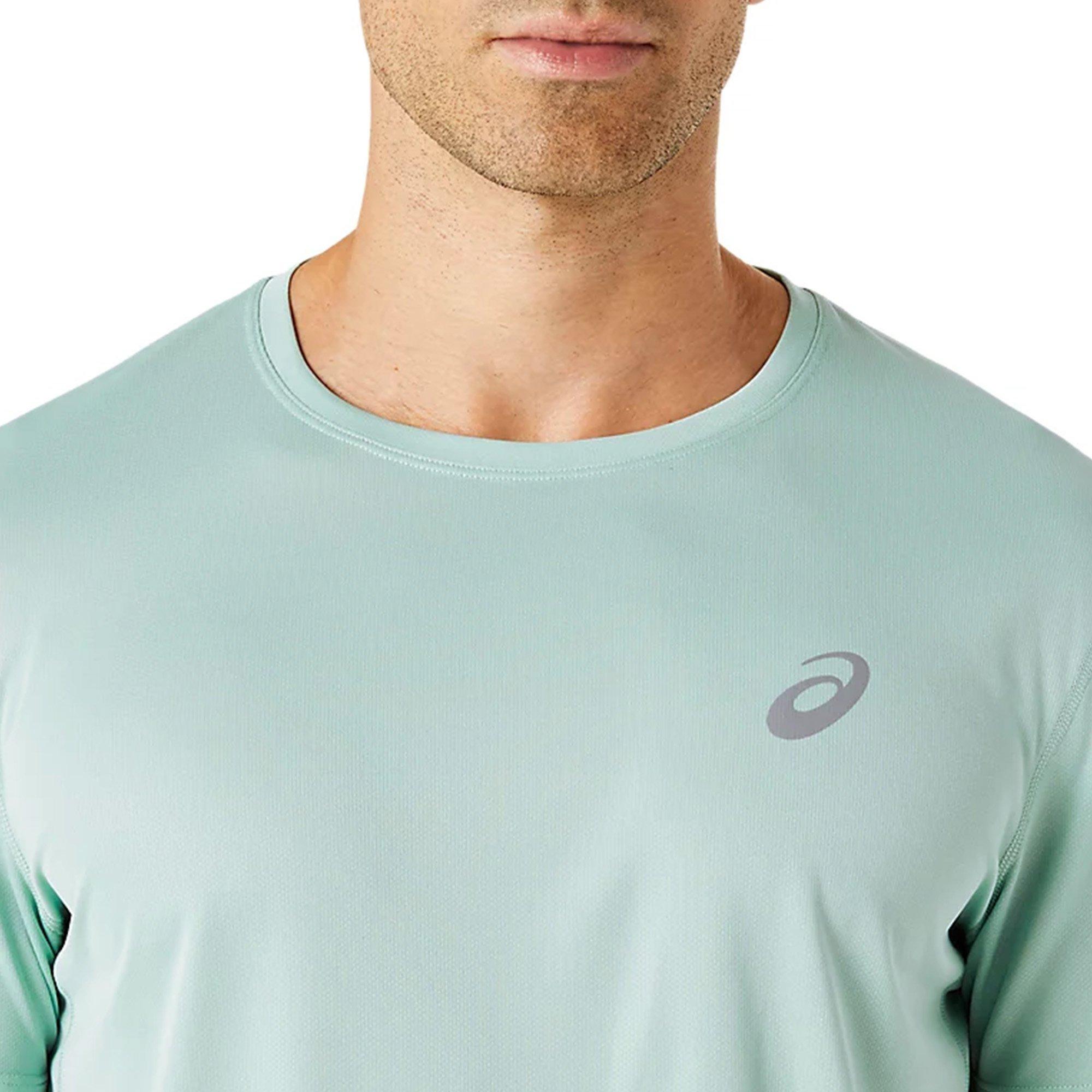 Ocean Haze - Asics - asics Silver Mens Running T Shirt - 3