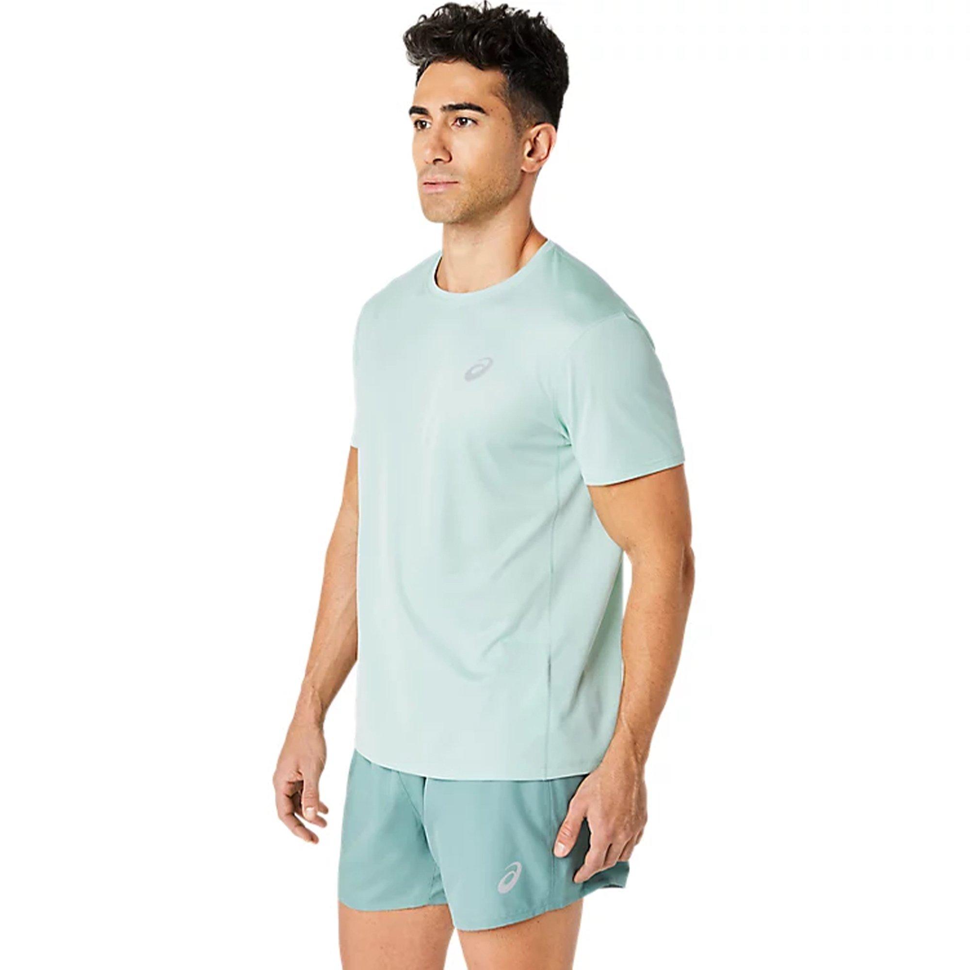 Ocean Haze - Asics - asics Silver Mens Running T Shirt - 4