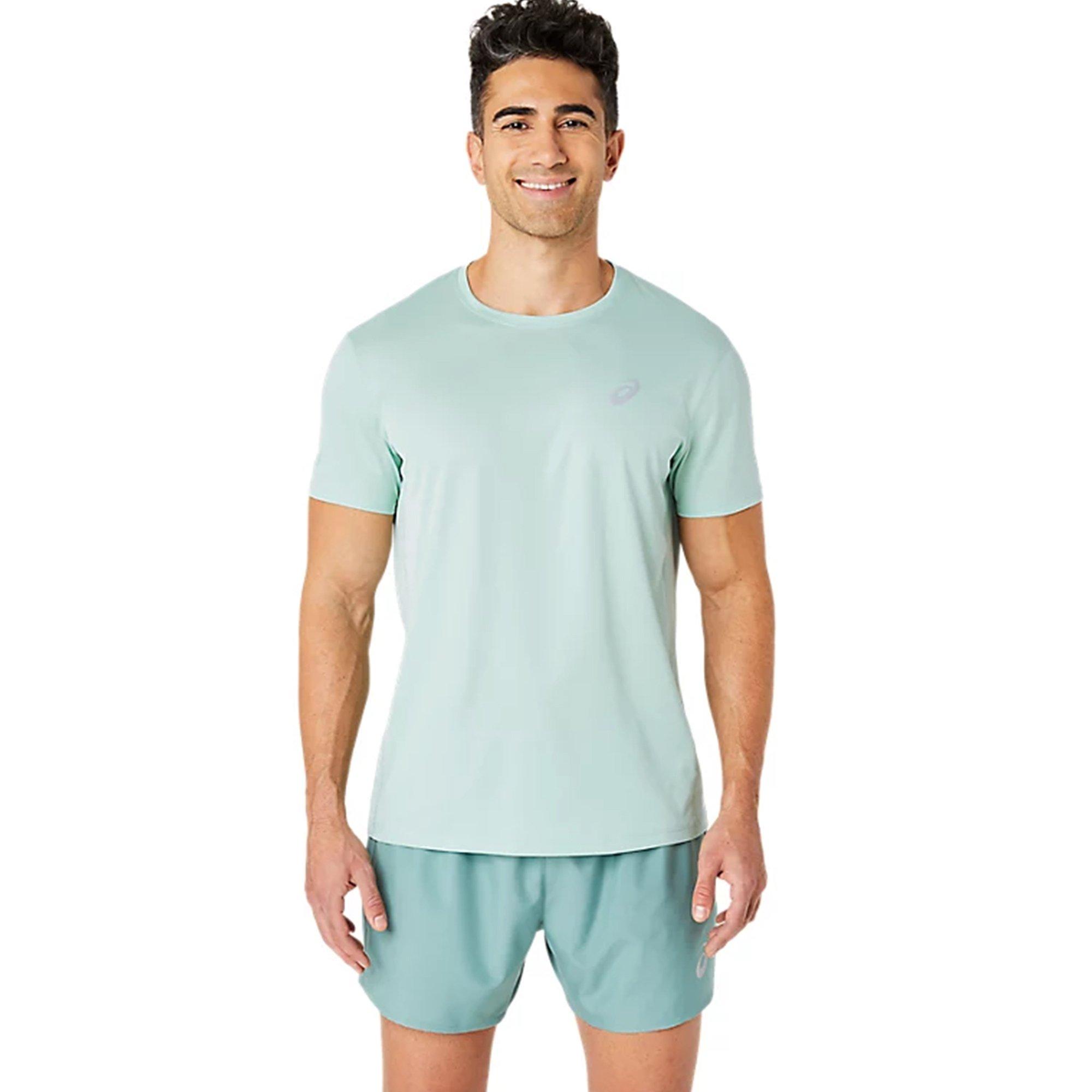 Ocean Haze - Asics - asics Silver Mens Running T Shirt - 5
