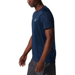 Asics Silver Mens Running T Shirt