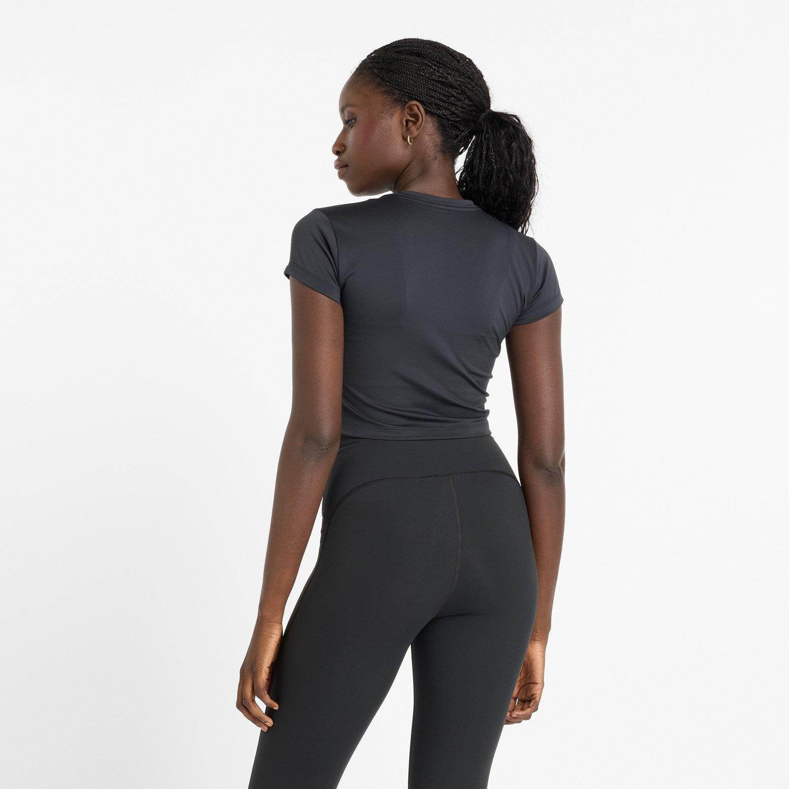 Black - New Balance - Harmony Ss Top Ld61 - 3